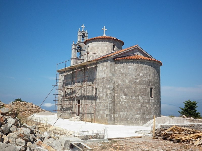 Новија црква Светог Илије у Сутулији, Грбаљ