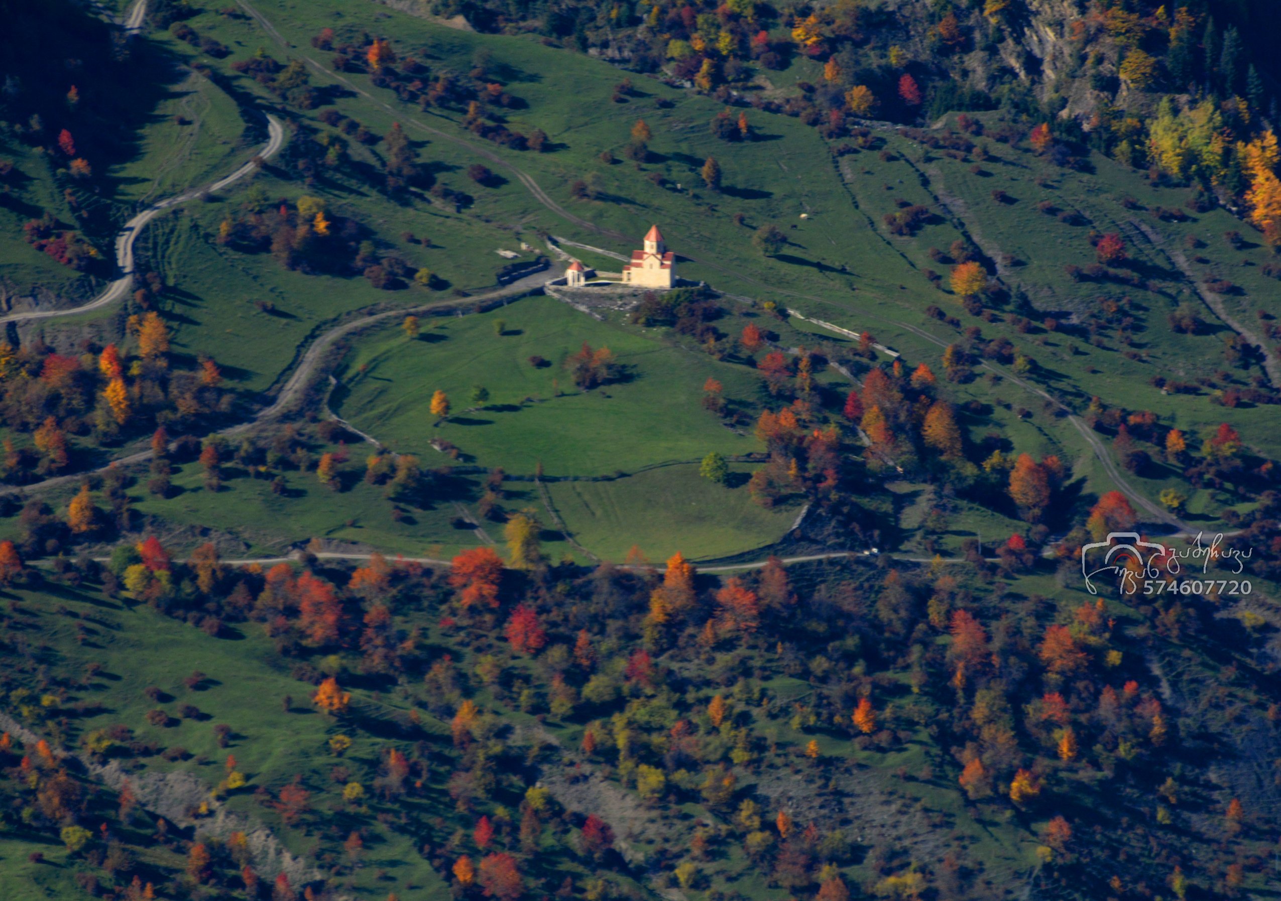 The Orthodox church in Svaneti. Georgia.