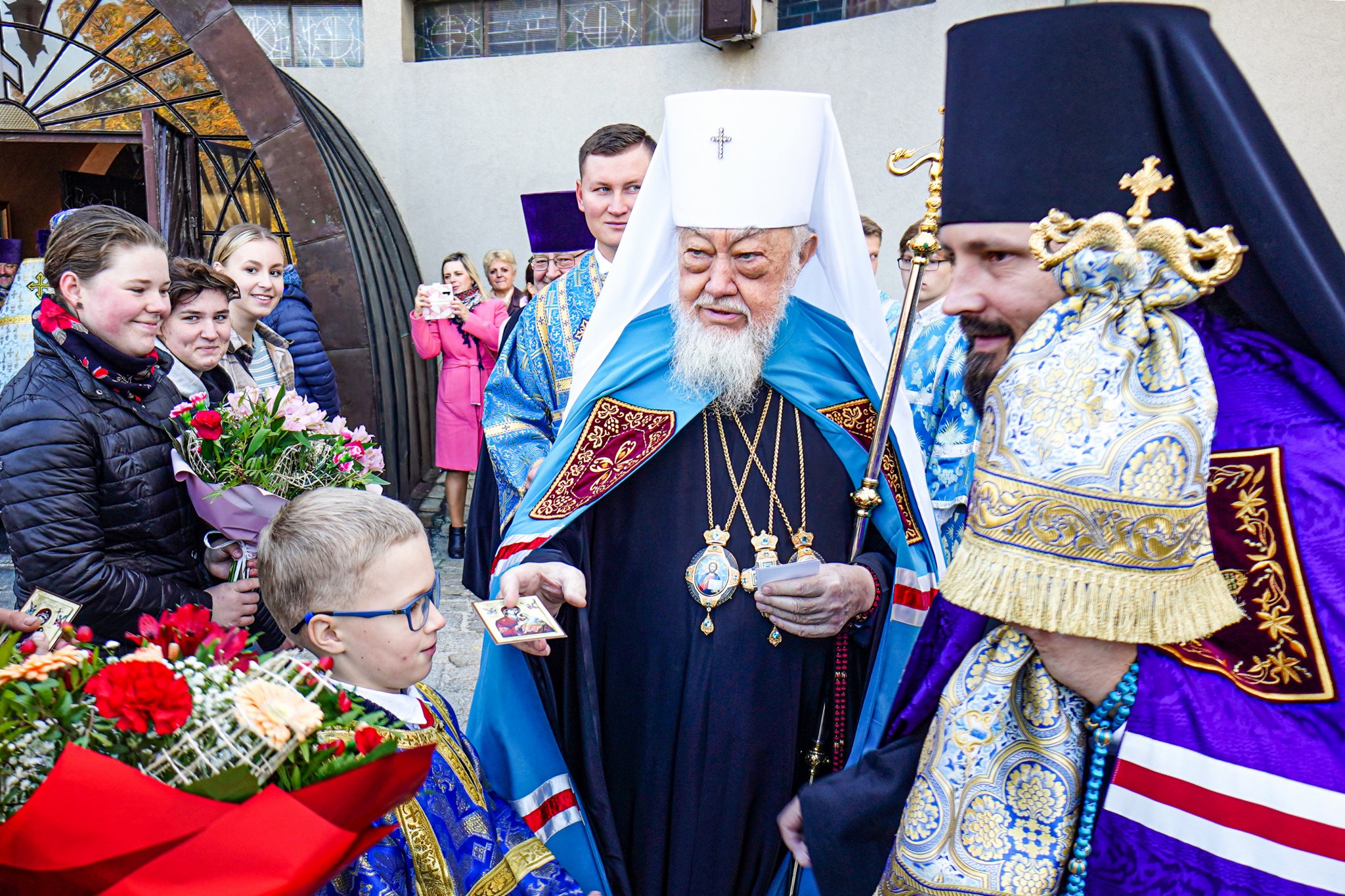 The feast of the Icon of Mother of God Joy of All Who Sorrow in Holy Trinity Cathedral in Hajnówka