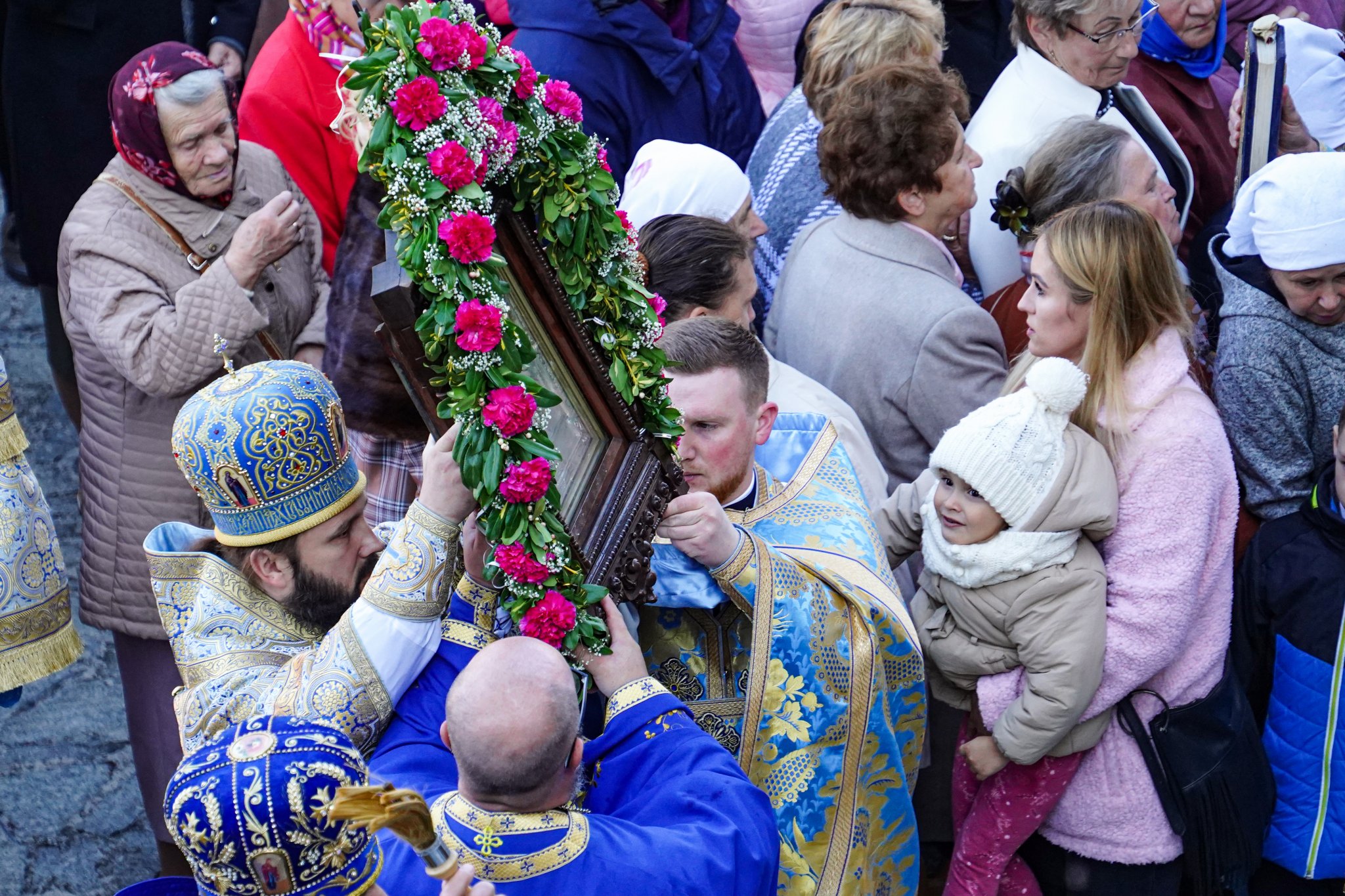 The feast of the Icon of Mother of God Joy of All Who Sorrow in Holy Trinity Cathedral in Hajnówka