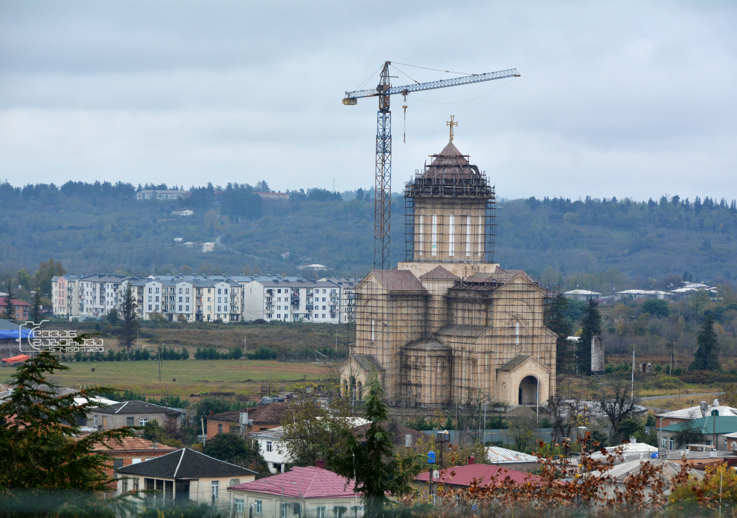 The Orthodox church in Zugdidi. Georgia.