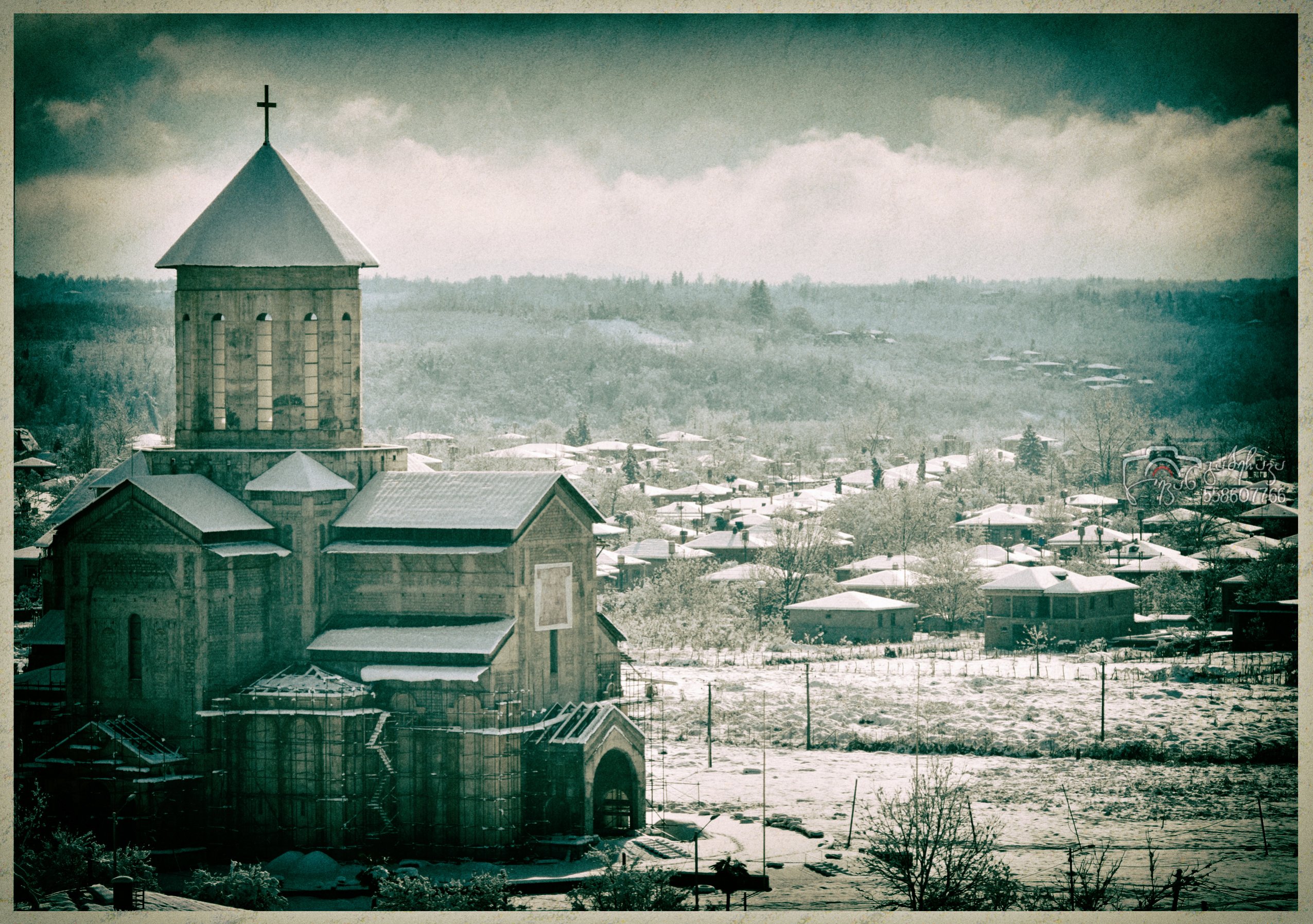 The Orthodox church in Zugdidi. Georgia.