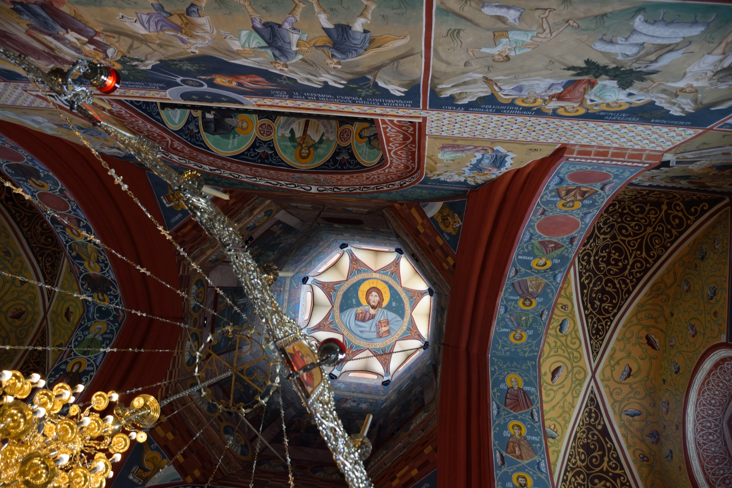 Kopuła i freski monasteru w Supraślu, 2021