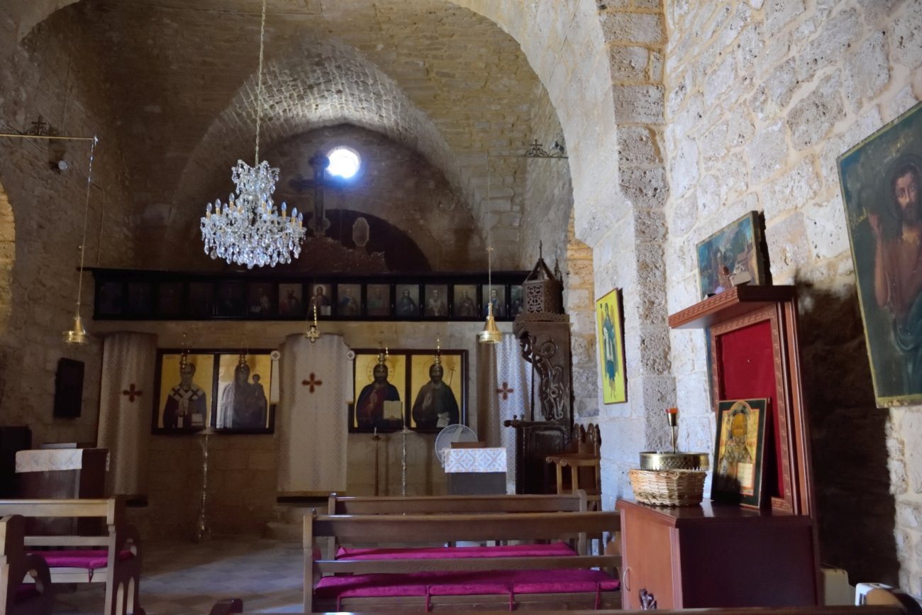 Iconostasis-interior of st. Nicholas church, Chekka 2021