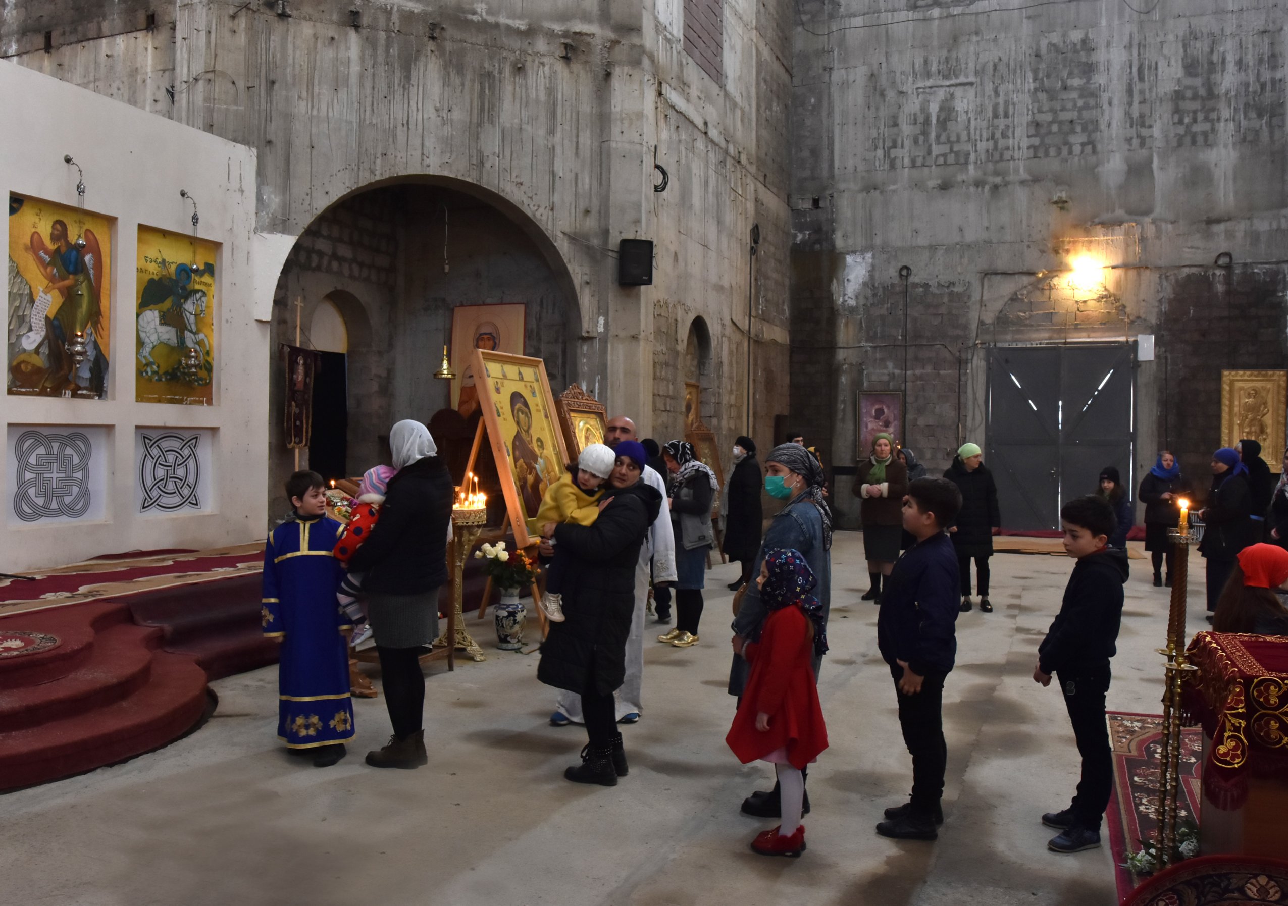 The Orthodox church in Zugdidi. Georgia.