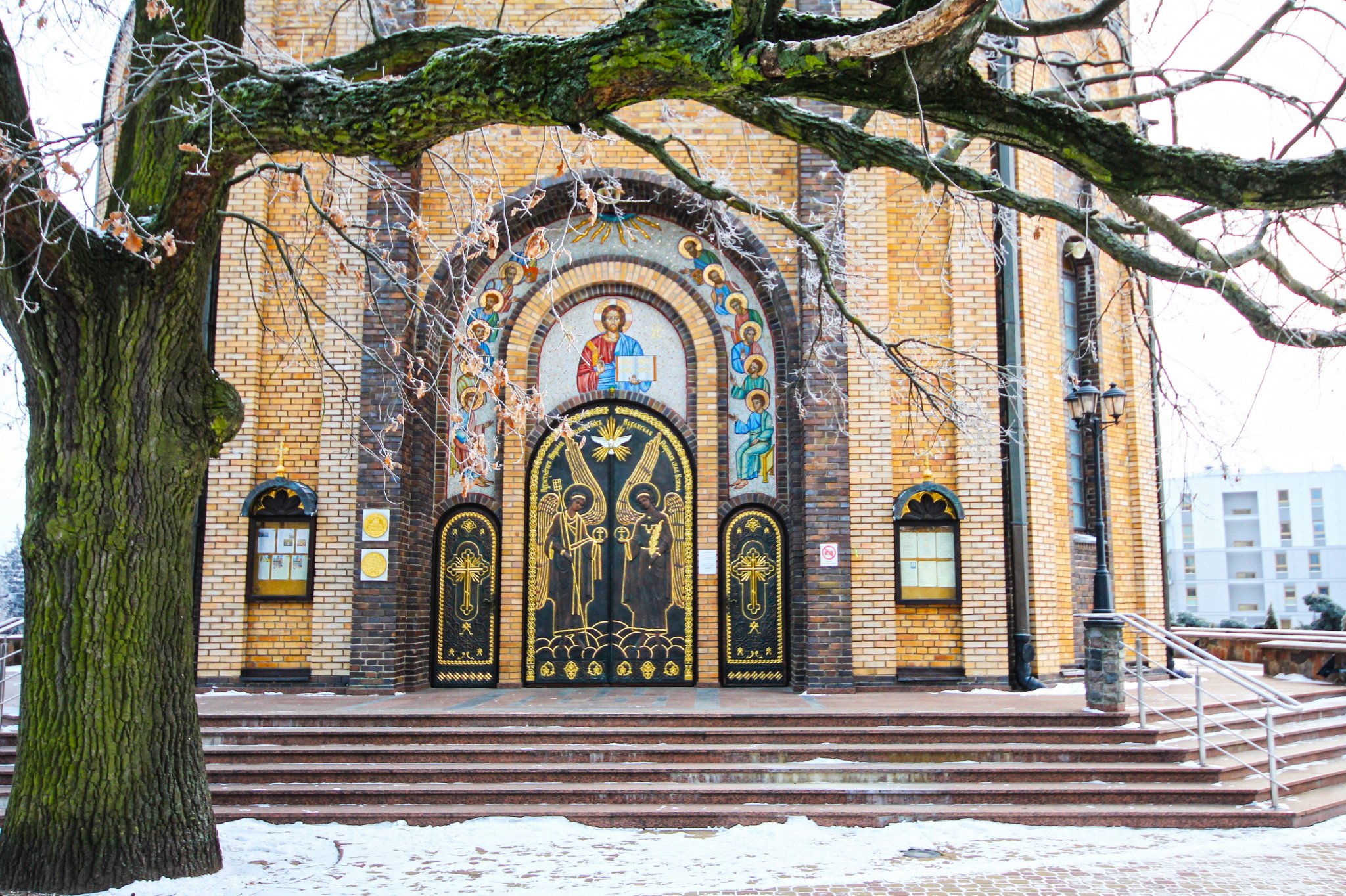 The Holy Spirit Orthodox church in Białystok - entrance