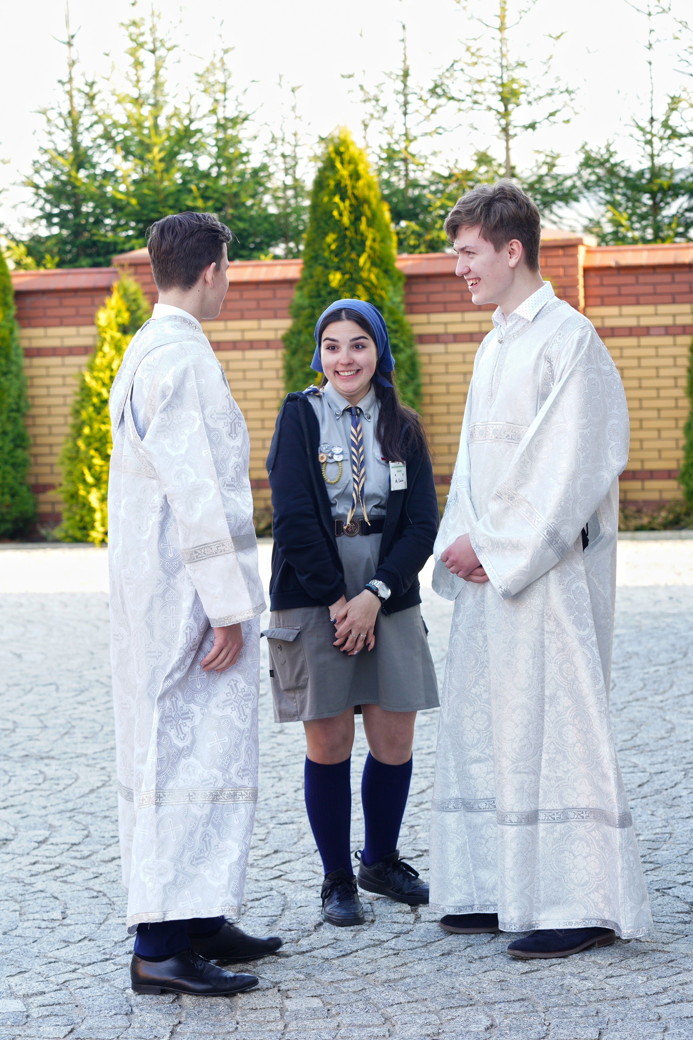 The All-Night Vigil in St. Martyr Gabriel of Zabludów church of Zwierki Convent 