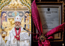 Beschieru Ioan 
Preafericitul Mitropolit Onufrie a decorat pe Înaltpreasfințitului Mitropolit Vladimir 
2022-08-19 21:02:26