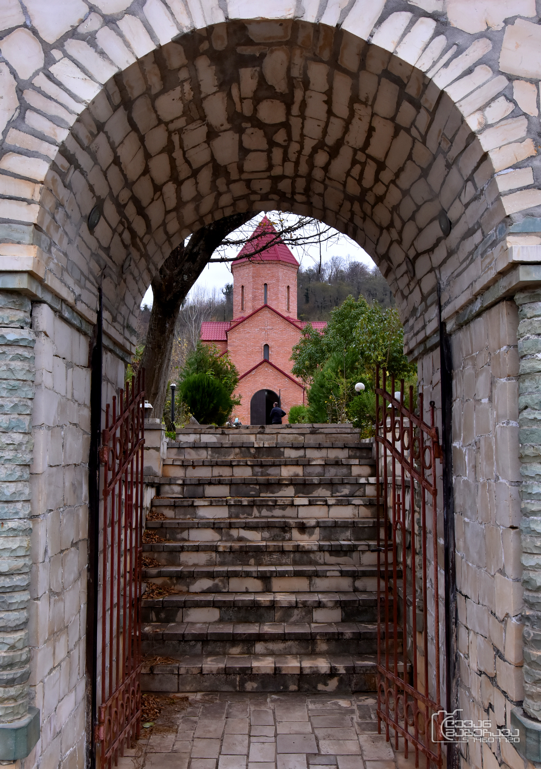 The Orthodox church in Ochane. Georgia