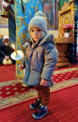 Florina 
The youngest altar boy- 2 years and 4 months 
2022-12-01 07:39:36