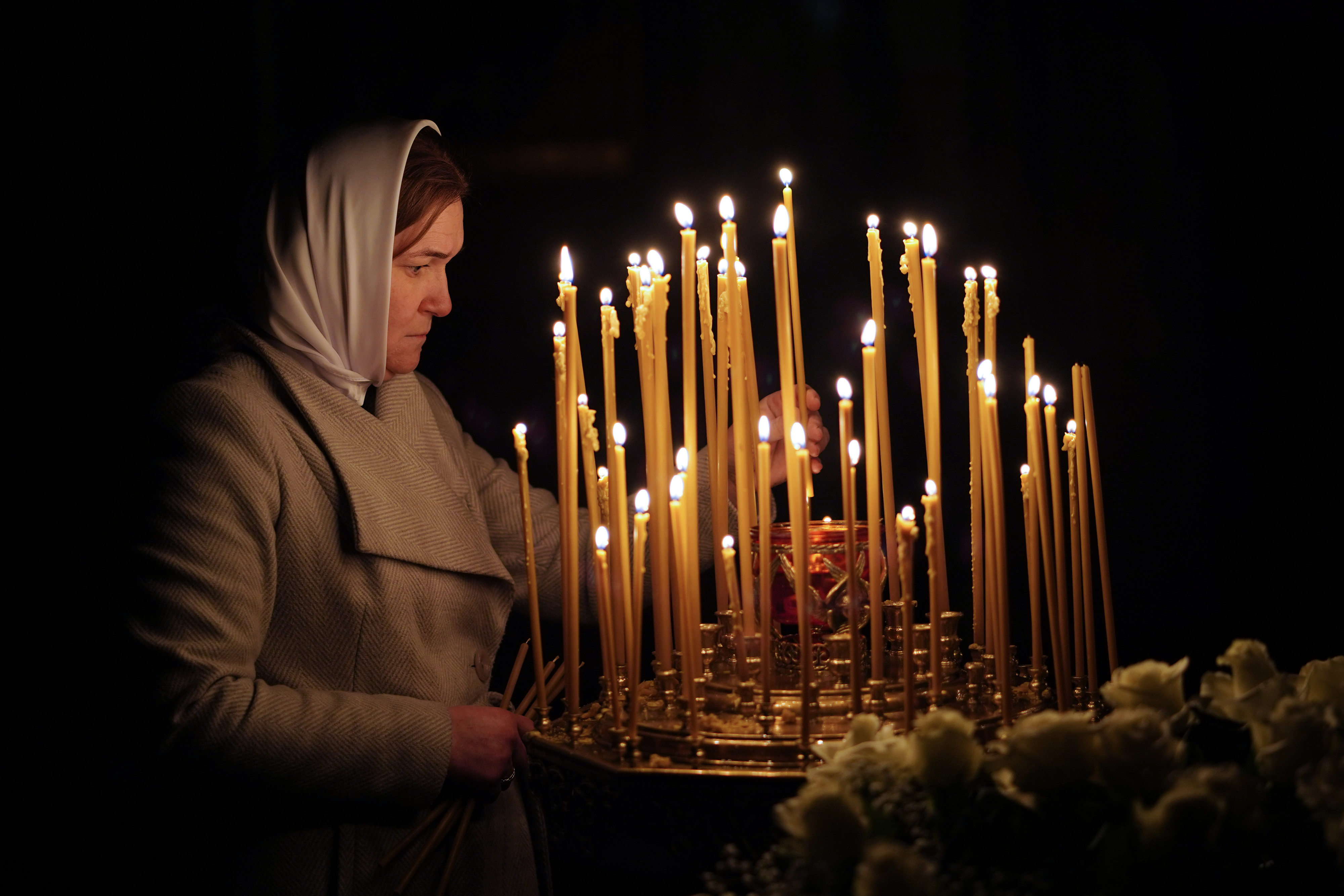 Easter night in Zwierki Convent