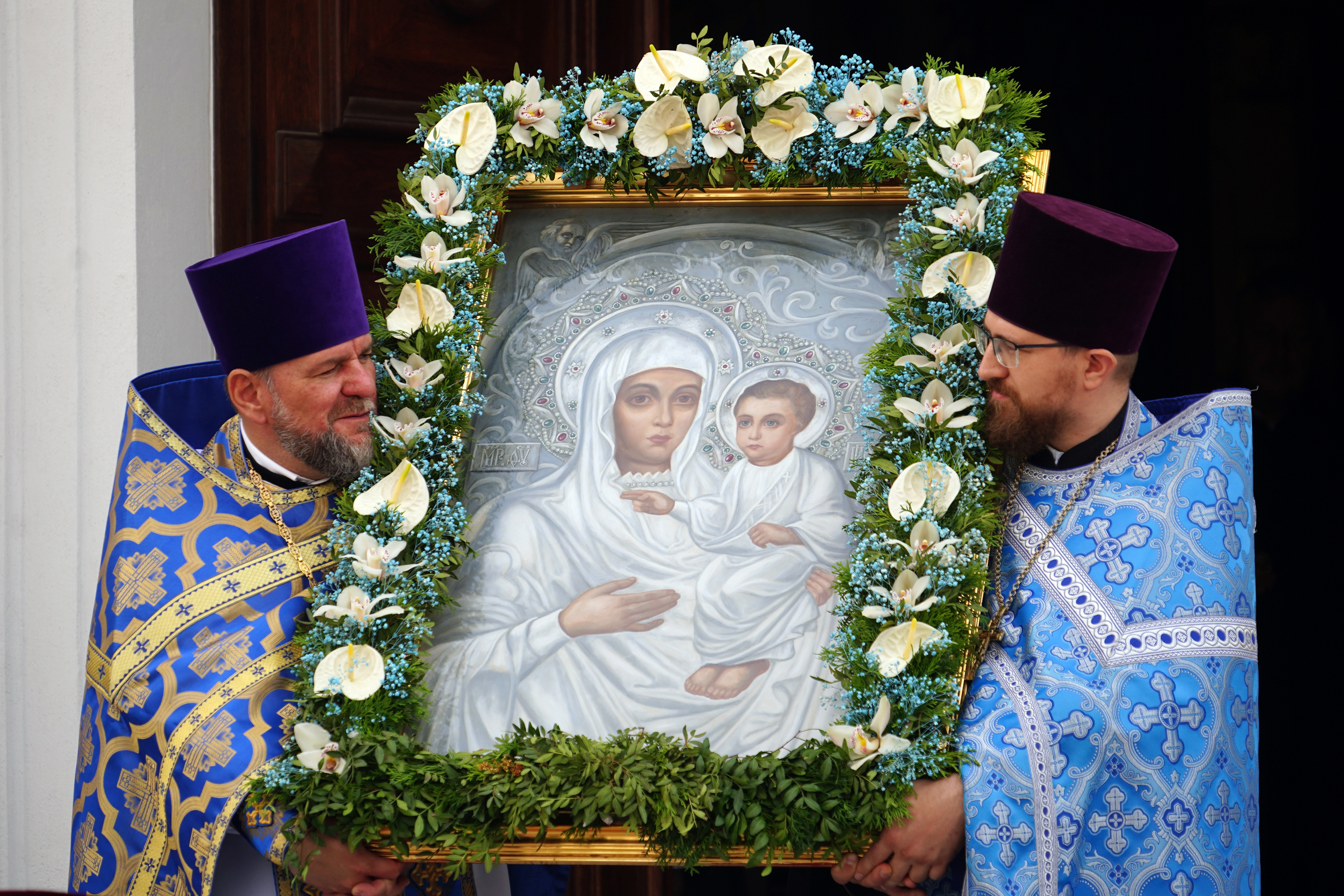 The feast of Białostocka Icon of the Mother of God in St. Nicholas Cathedral in Bialystok