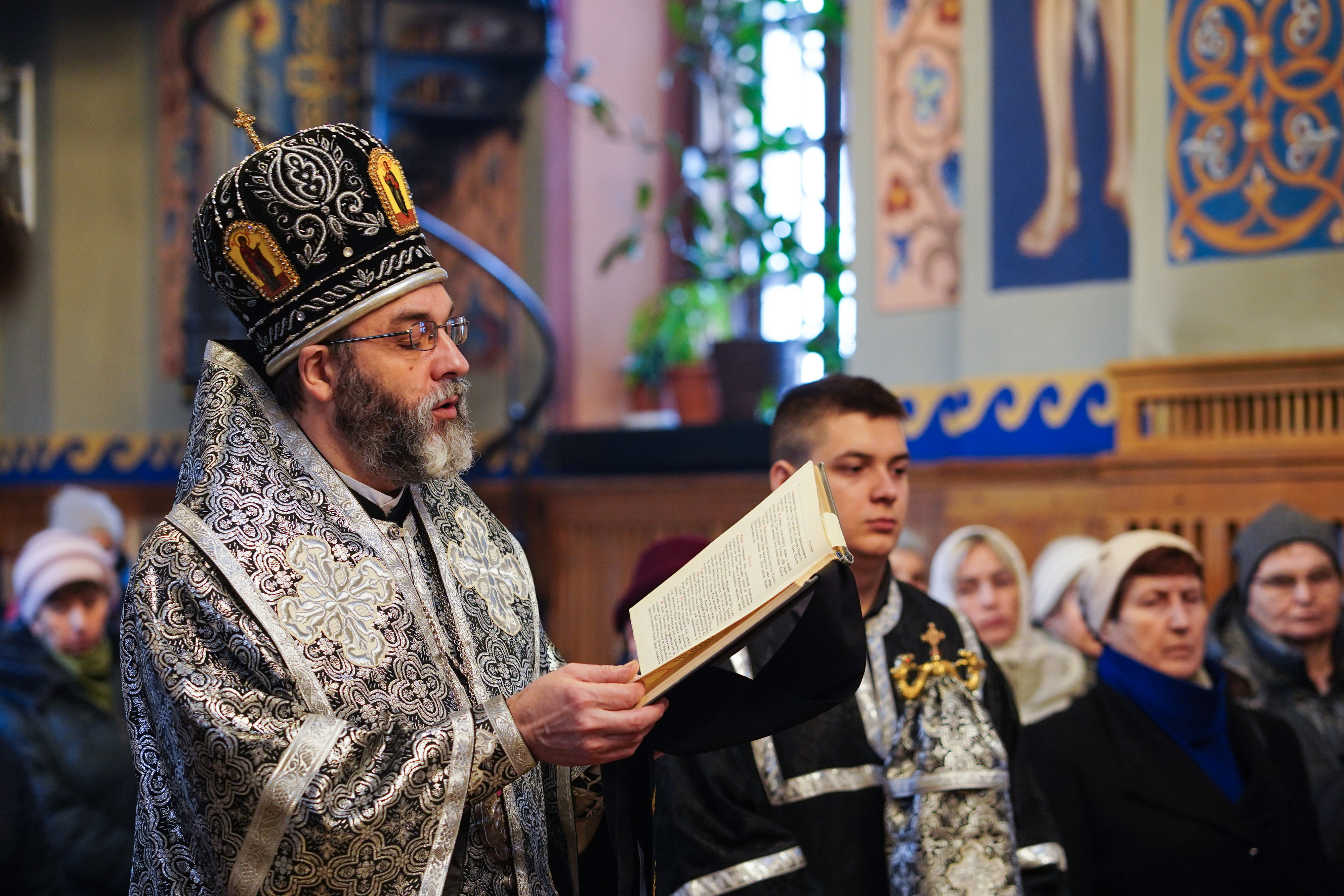 Blessing of kolivo in the momory of St. Thedore Thyrone in St. Nicholas Cathedral in Białystok