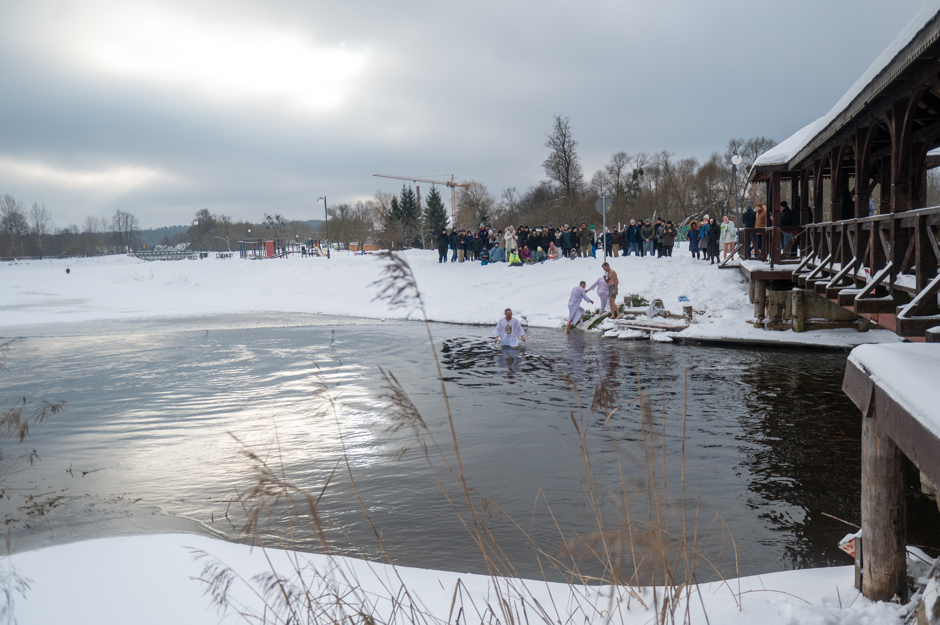 Chrzest Pański w Monasterze Zwiastowania Bogurodzicy w Supraślu, 19.01.2024