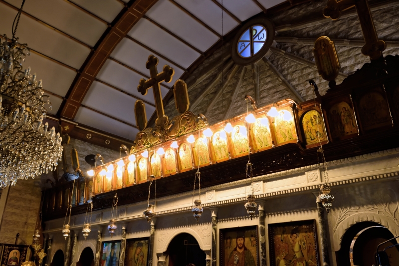 Iconostasis of st. Antthony Orhodox church in Zahle 2022