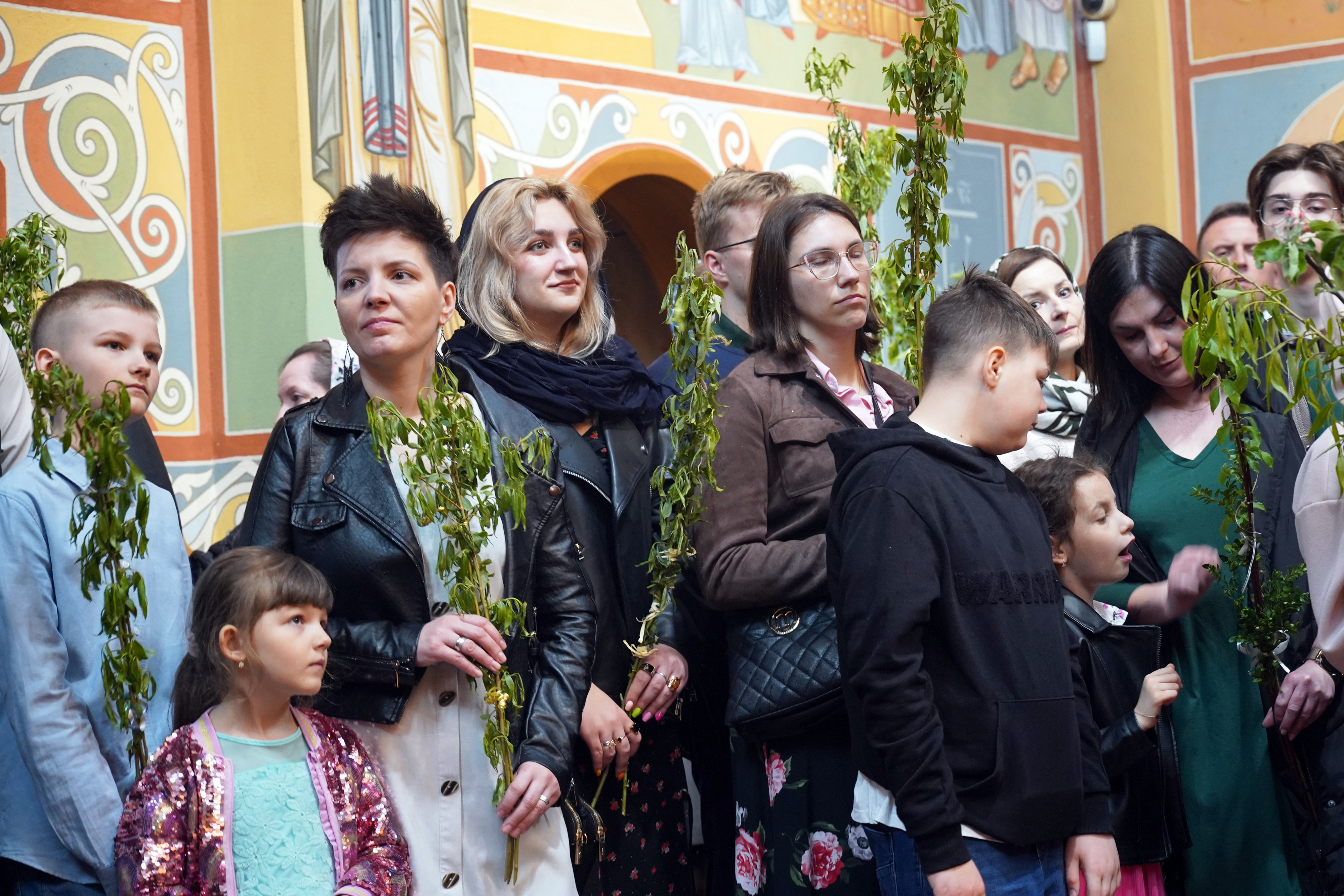 Palm Sunday in Zwierki Convent