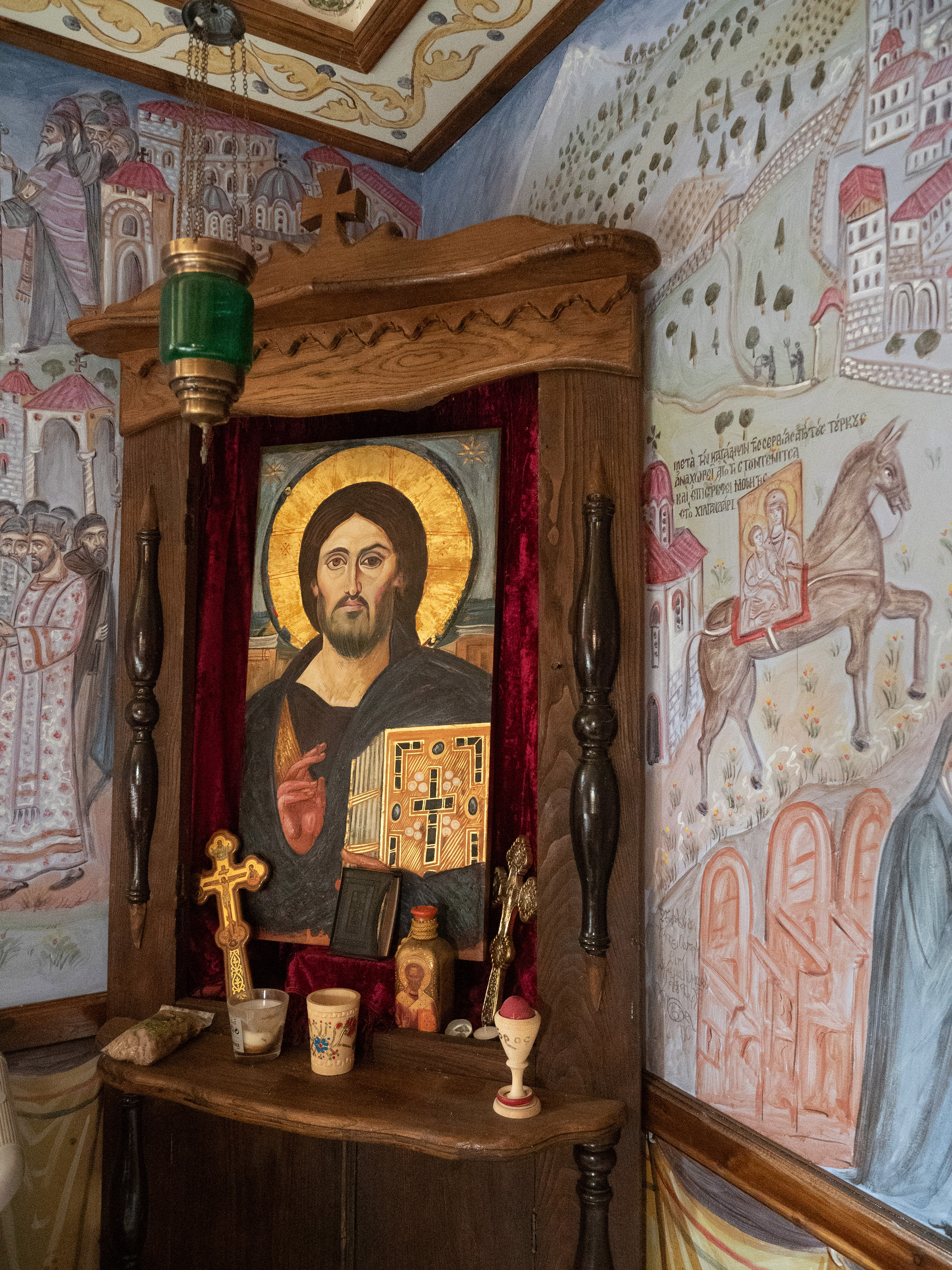 Christ enthroned, Mt. Athos