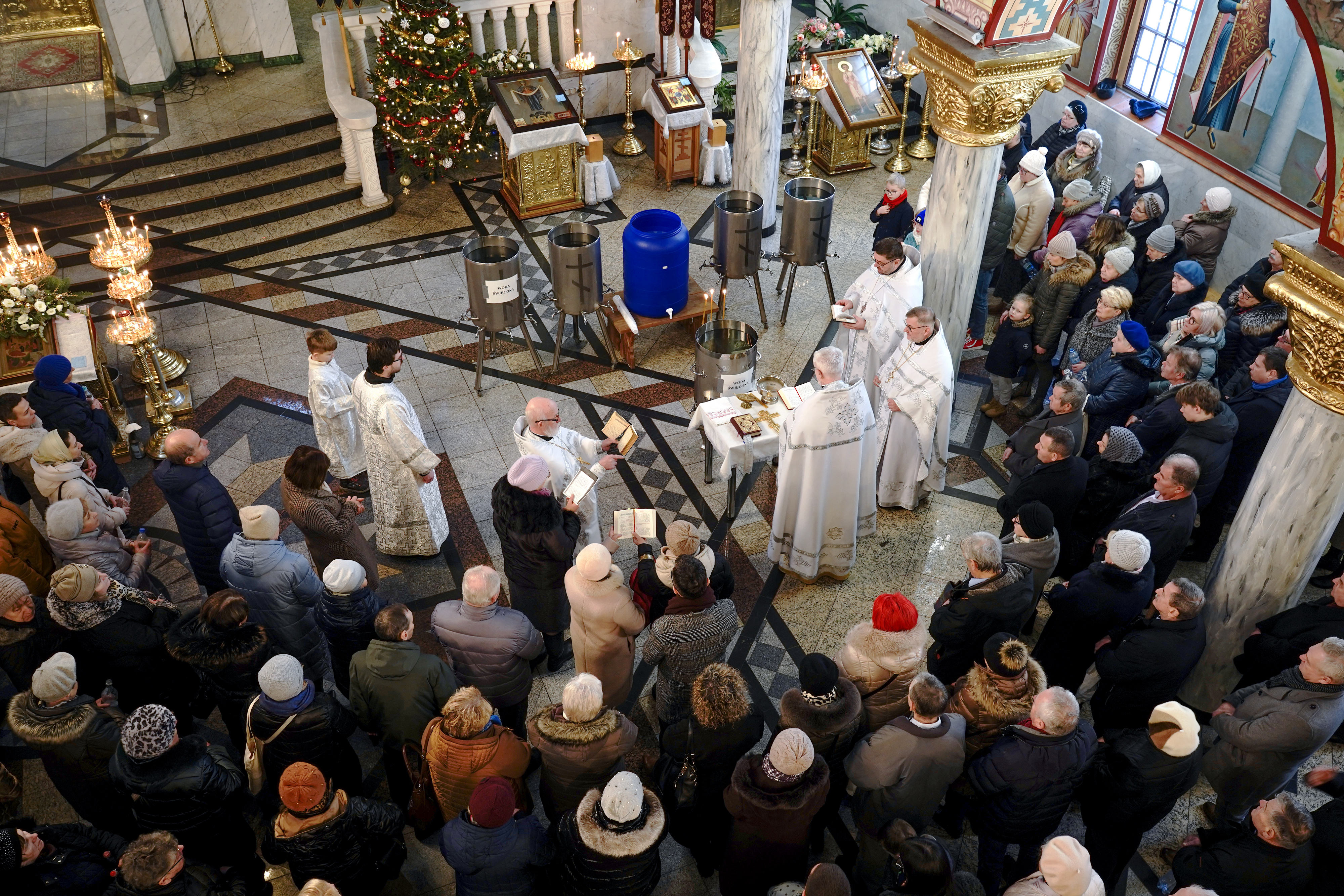 Epiphany Eve in Hagia Sophia Orthodox Church in Białystok, 2025