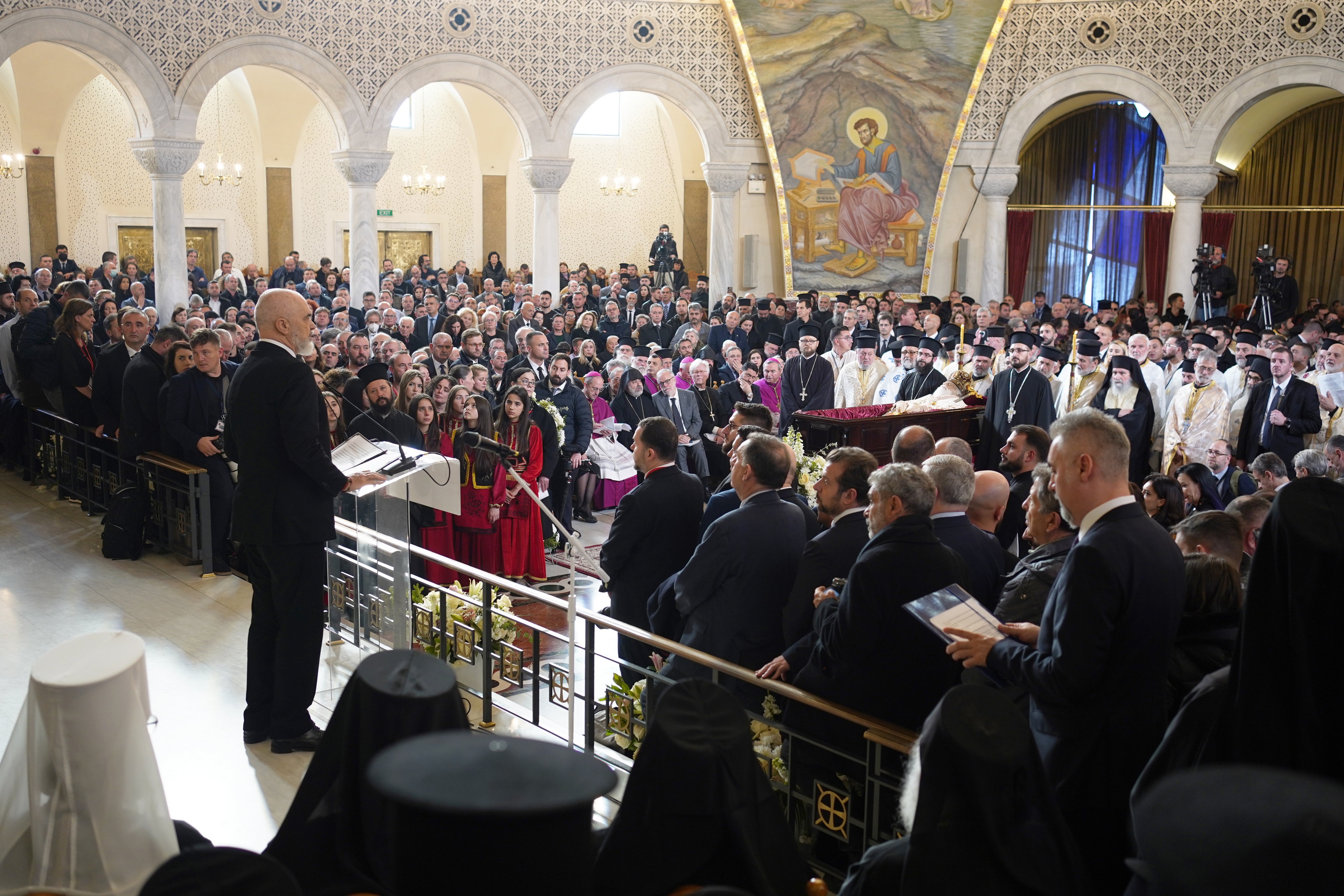 Archbishop Anastasios of Tirana, Durres and All Albania funeral