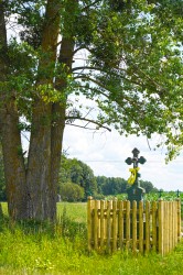 jarek 
 Cross close to tthe Orthodox church in Kośna village