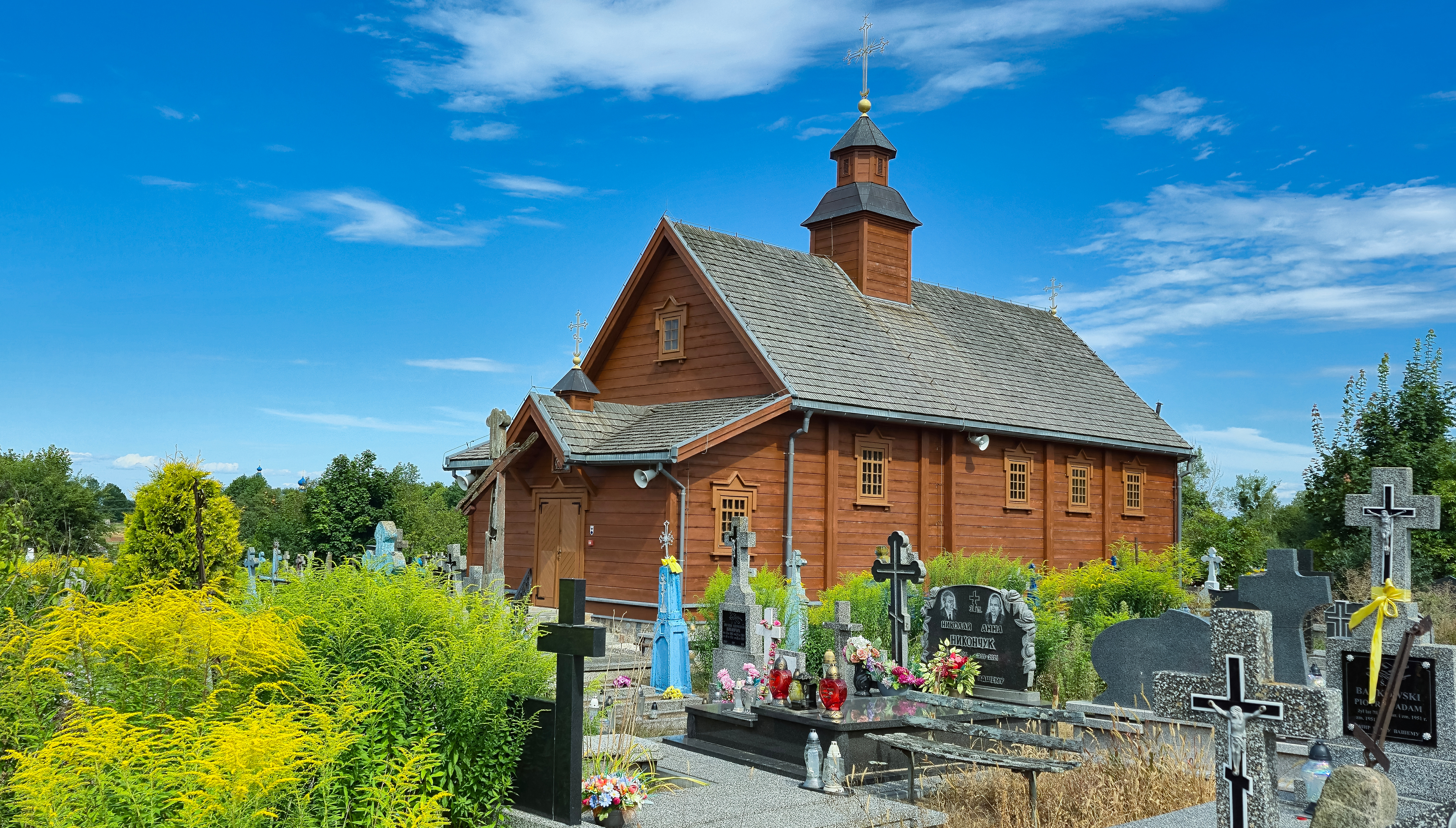 The cementary church in Łosinka