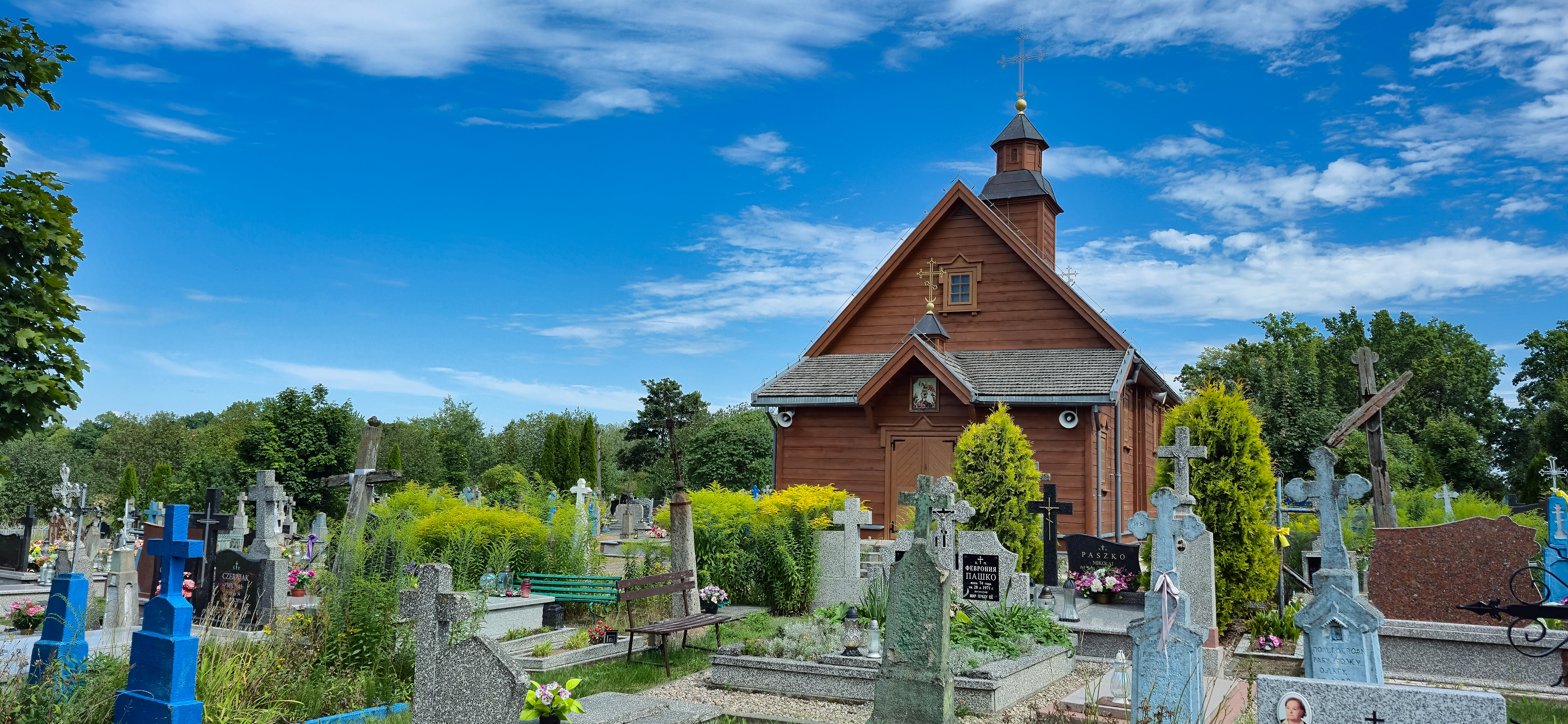 The cementary church in Łosinka