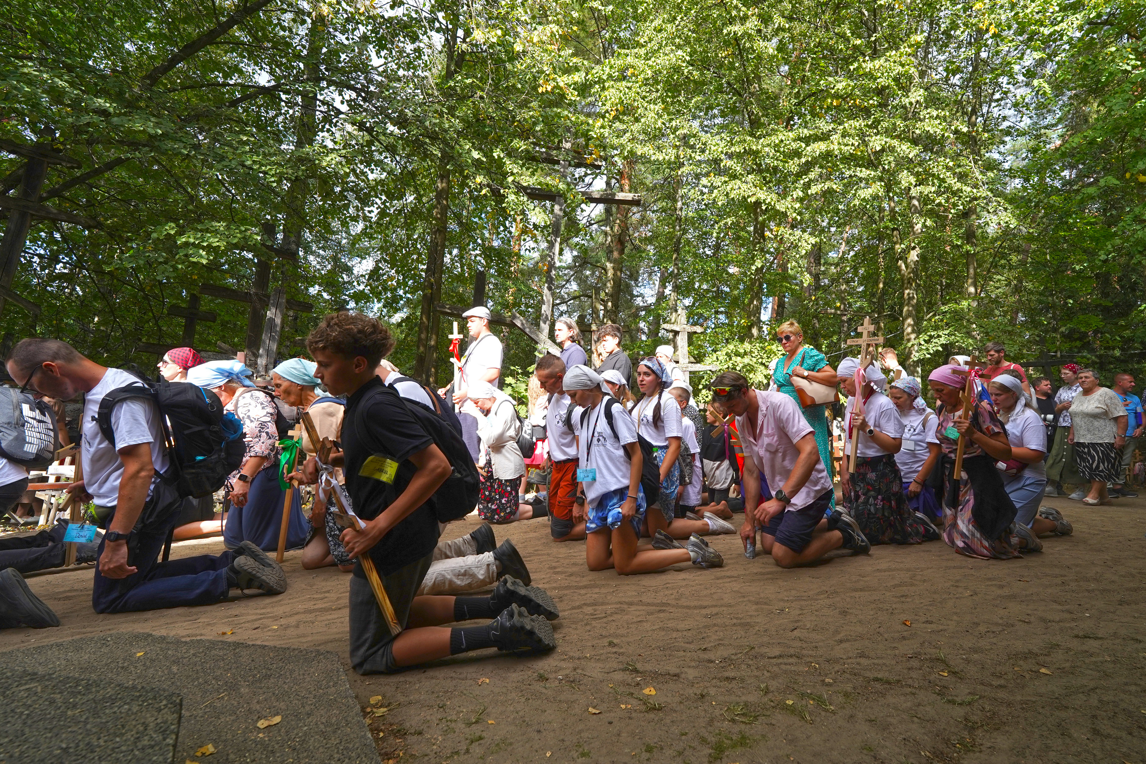 Coming of 40th pilgrimage from Białystok to the Holy Mount of Grabarka