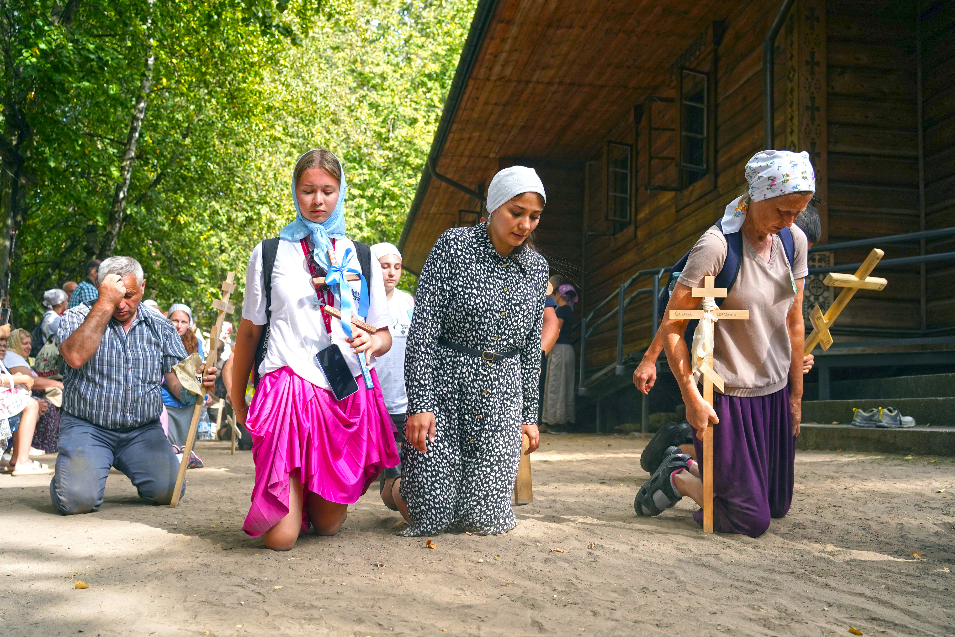 Coming of 40th pilgrimage from Białystok to the Holy Mount of Grabarka