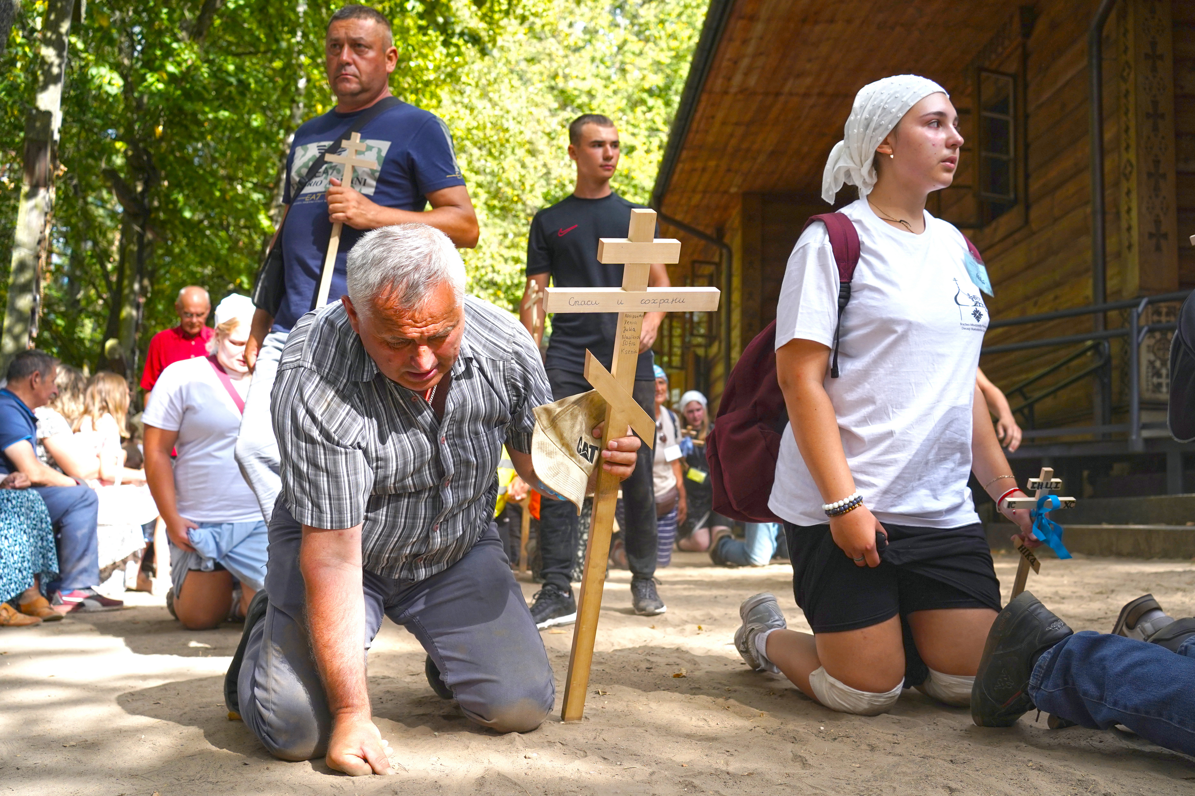 Coming of 40th pilgrimage from Białystok to the Holy Mount of Grabarka
