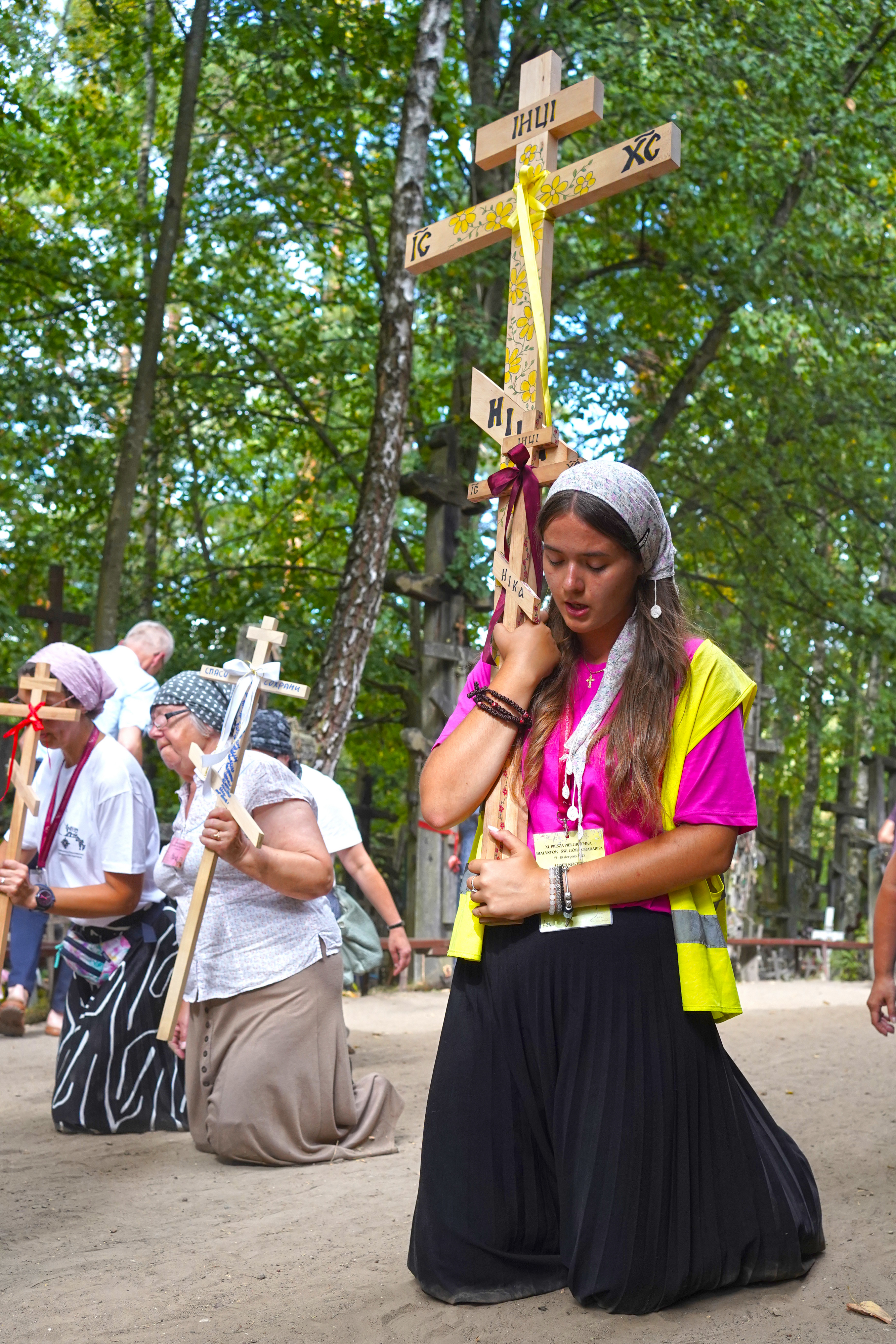 Coming of 40th pilgrimage from Białystok to the Holy Mount of Grabarka