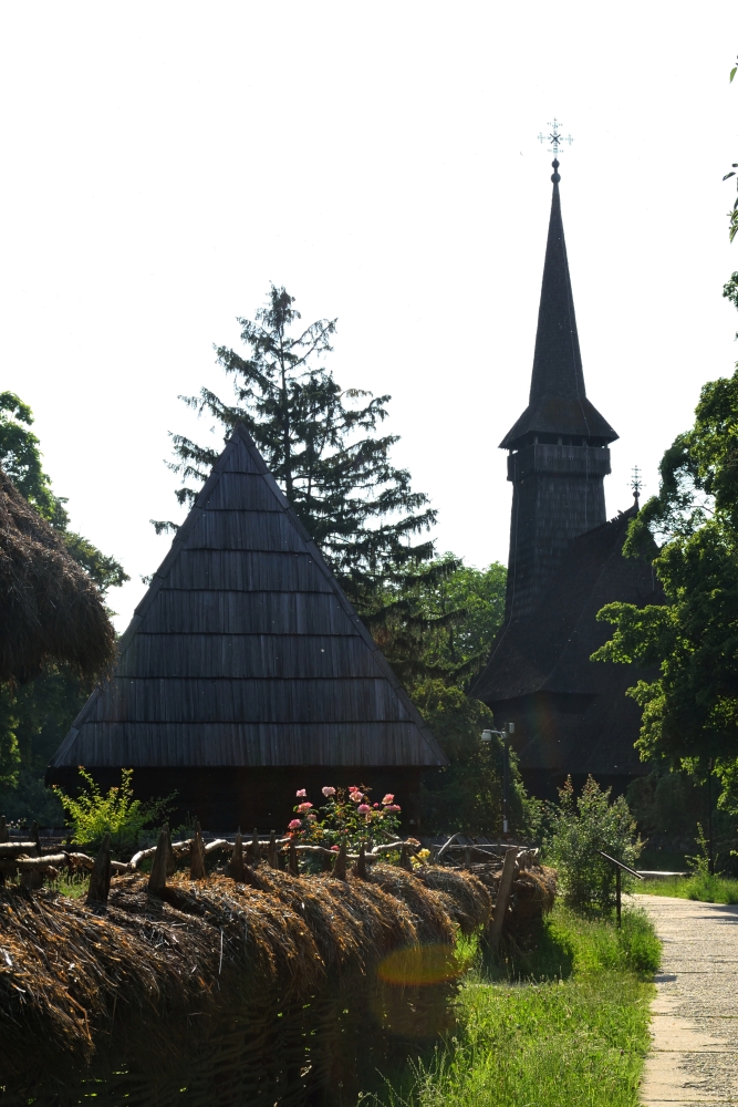 A wooden church in the village museum, Bucharest 2025
