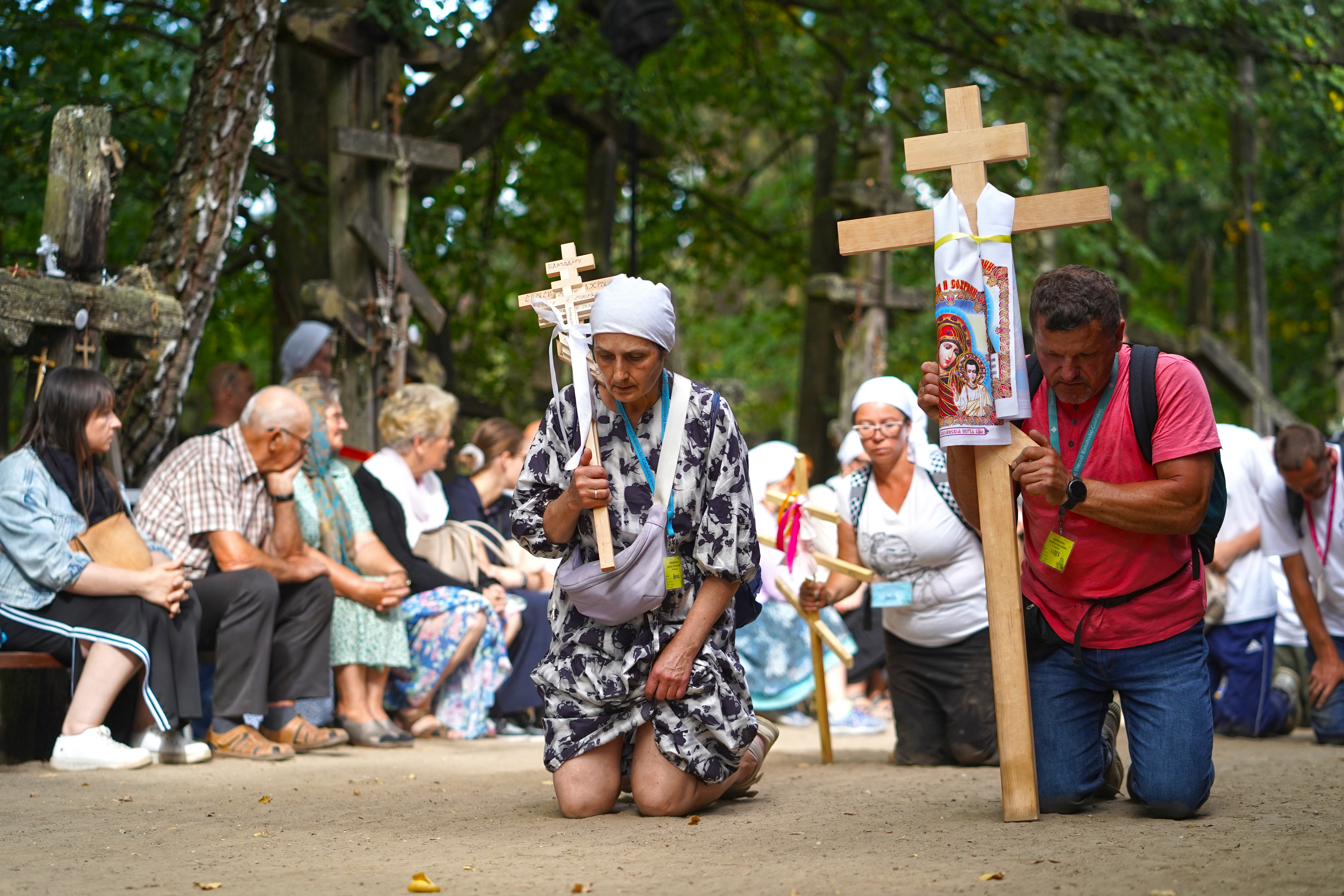 Coming of 40th pilgrimage from Białystok to the Holy Mount of Grabarka