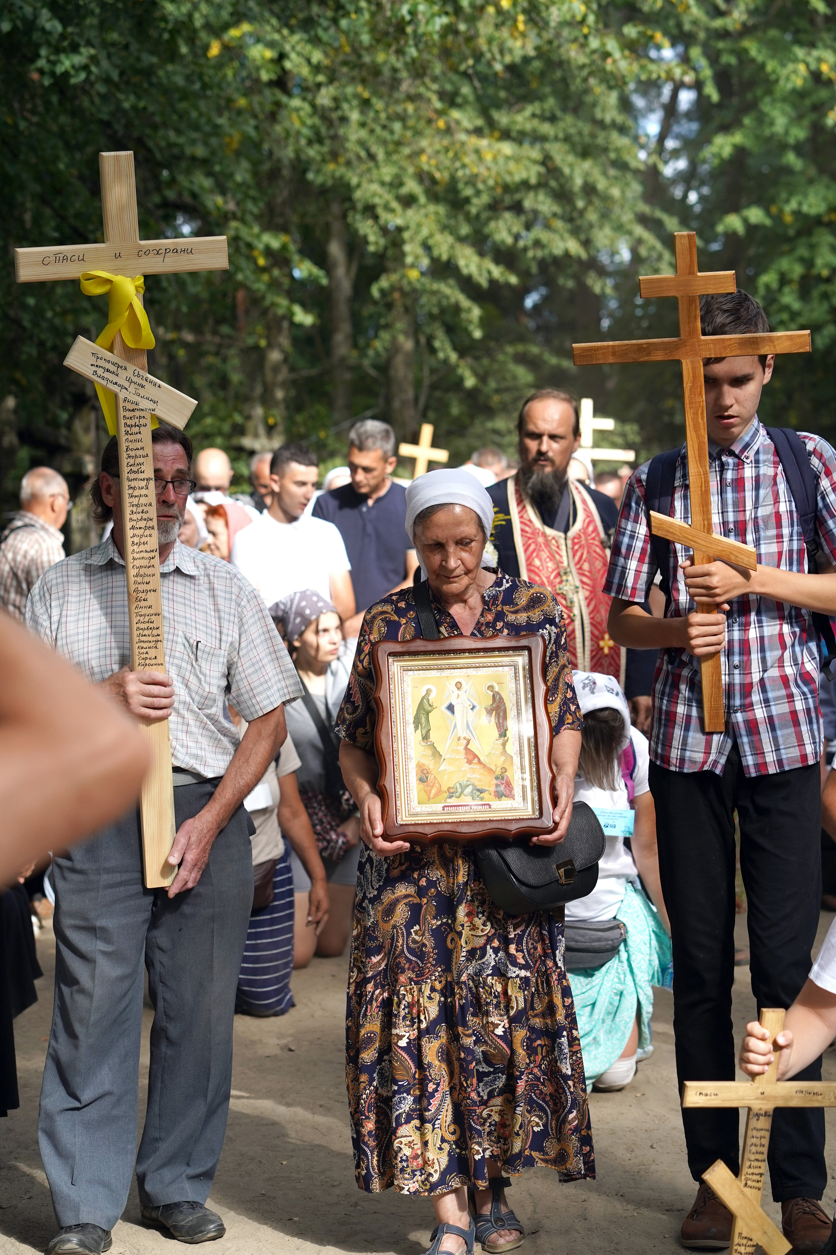 Coming of 40th pilgrimage from Białystok to the Holy Mount of Grabarka