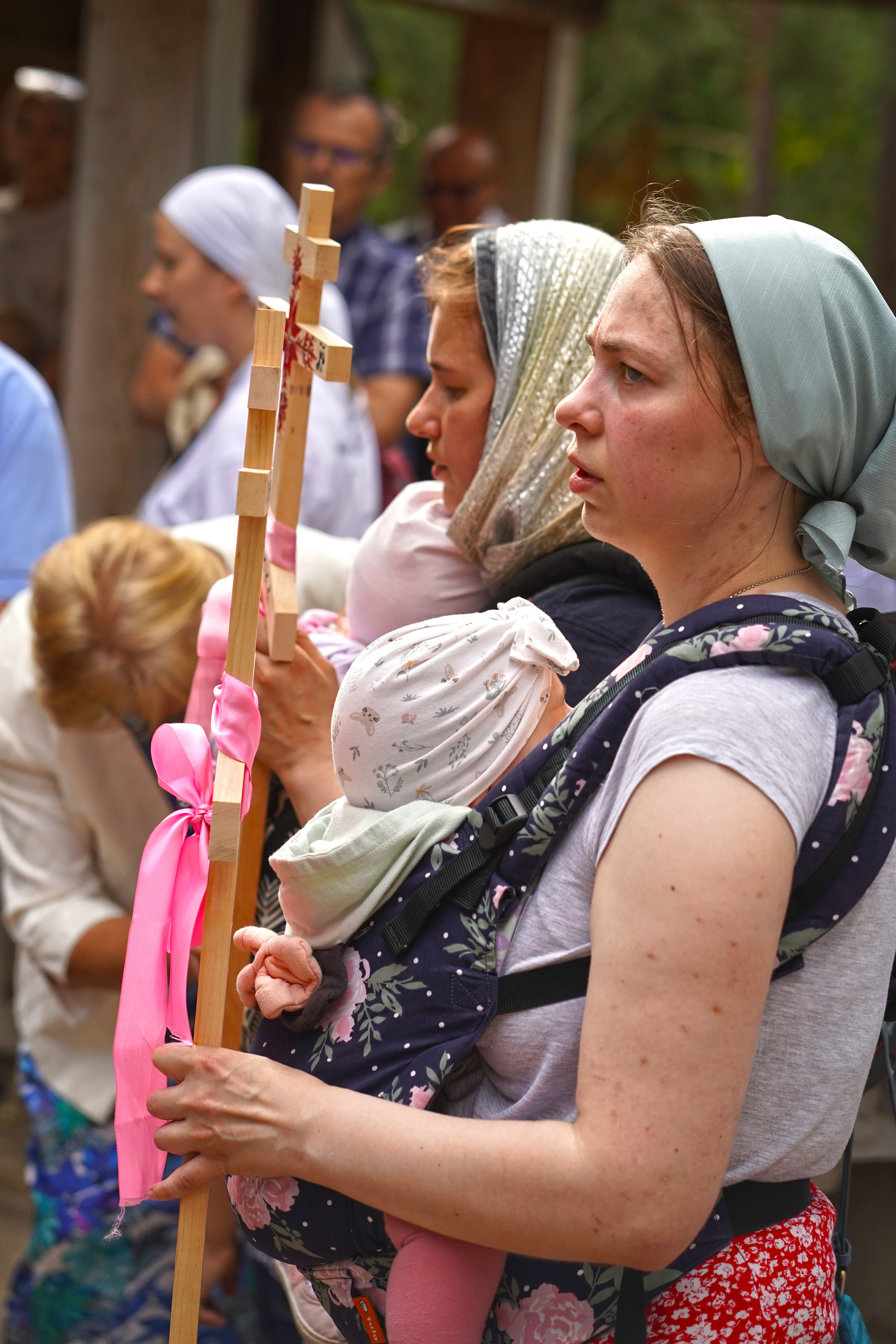 Coming of 40th pilgrimage from Białystok to the Holy Mount of Grabarka