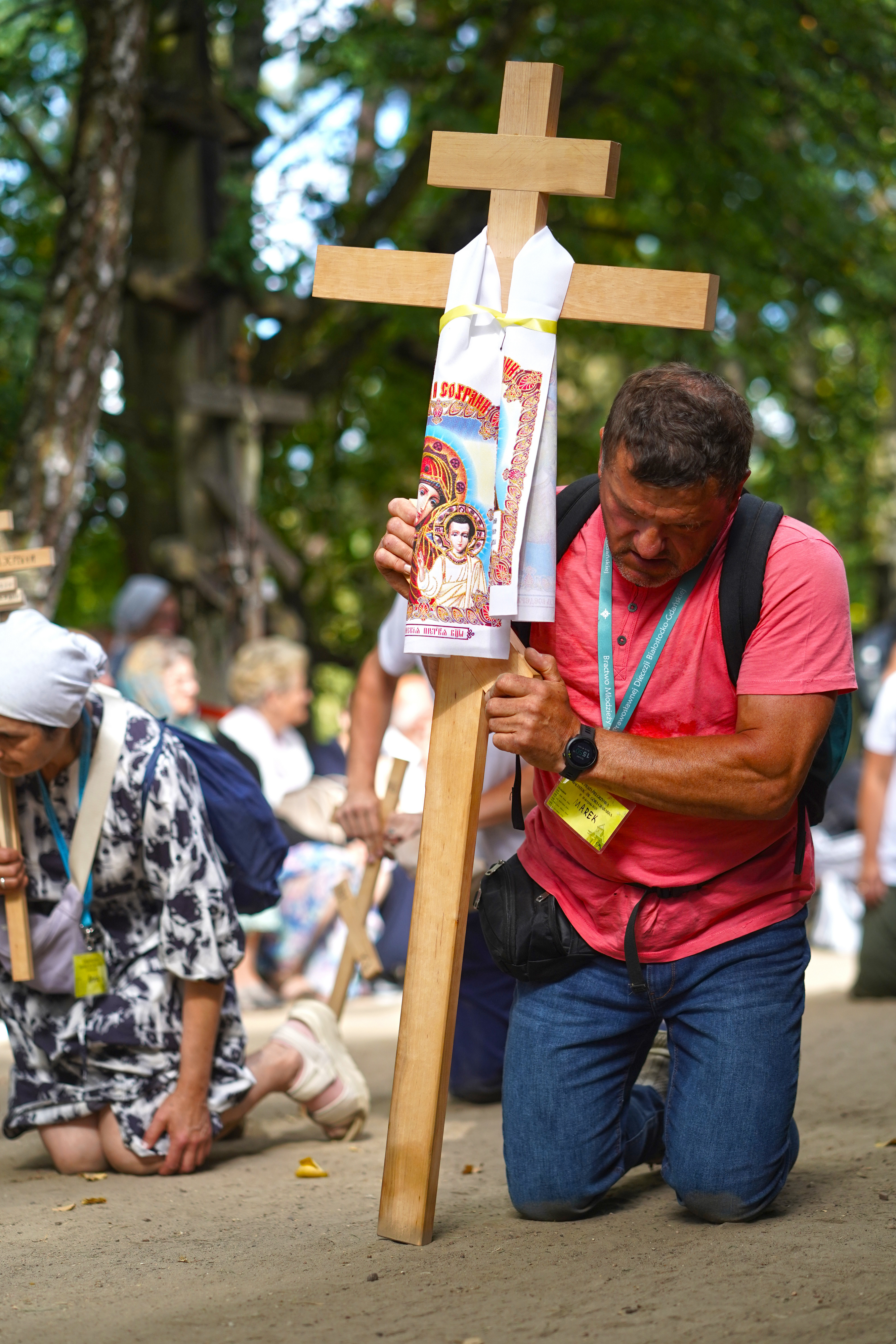 Coming of 40th pilgrimage from Białystok to the Holy Mount of Grabarka