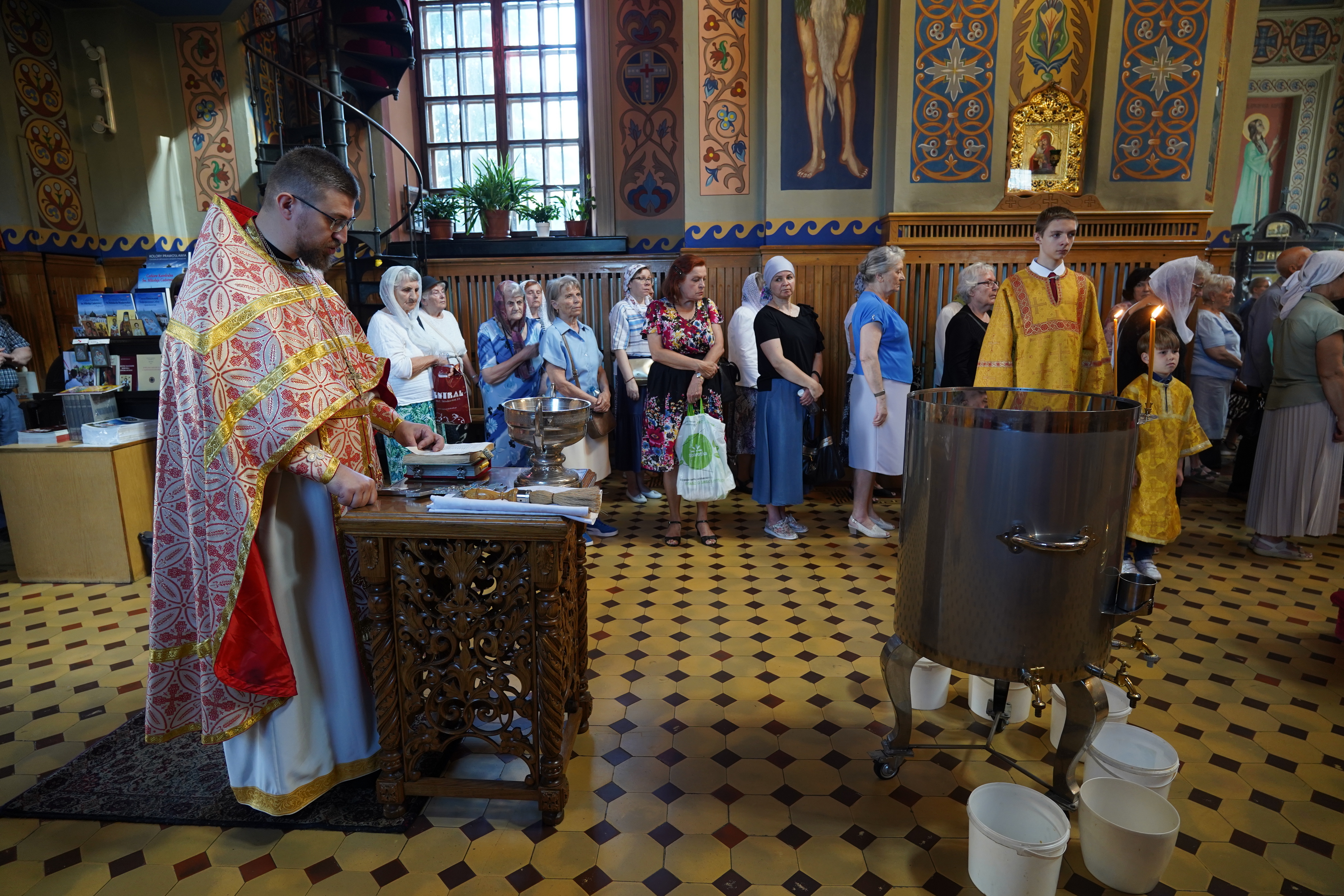 "The first Spas" in St. Nicholas Cathedral in Białystok - honey consecration