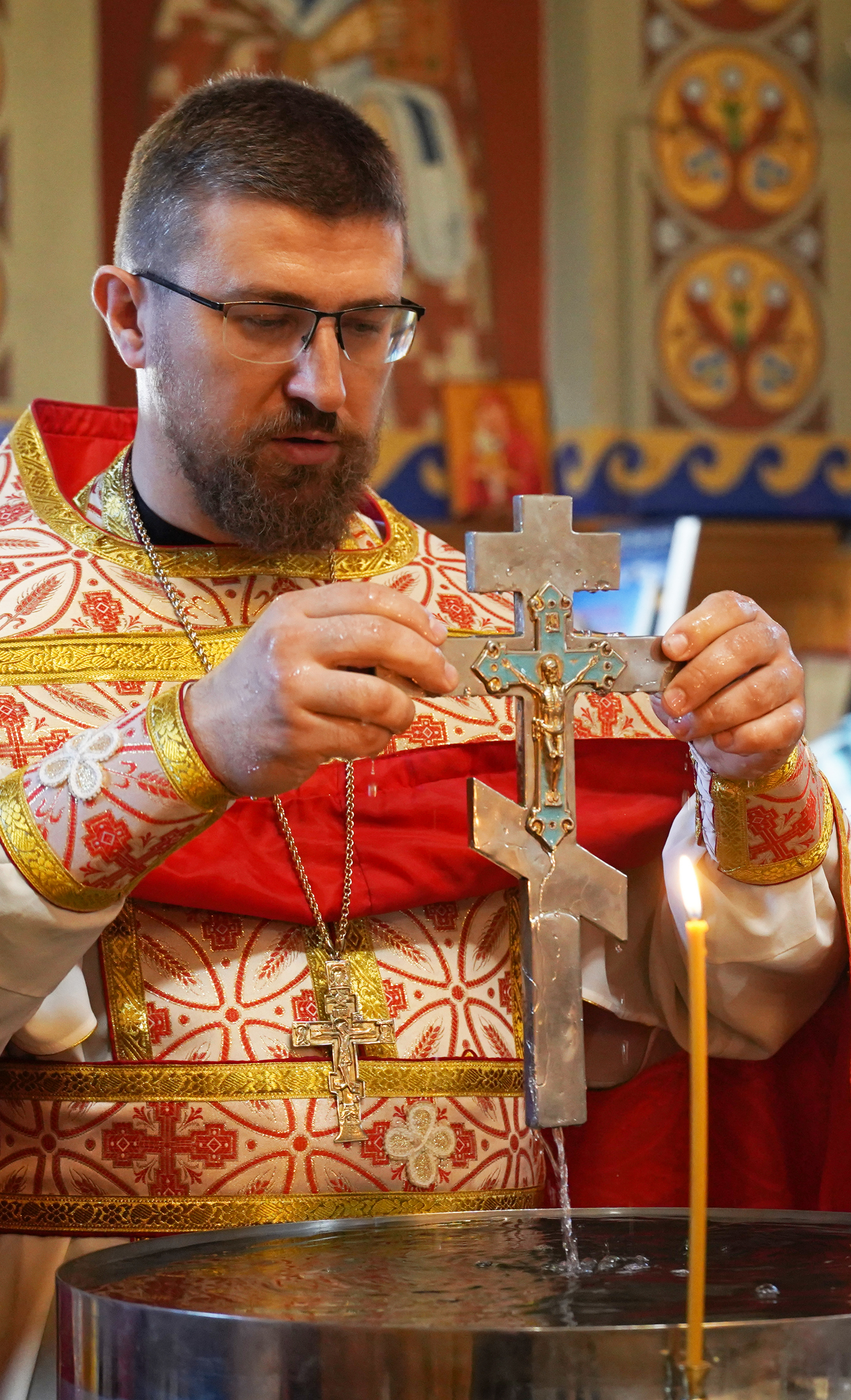 "The first Spas" in St. Nicholas Cathedral in Białystok - honey consecration
