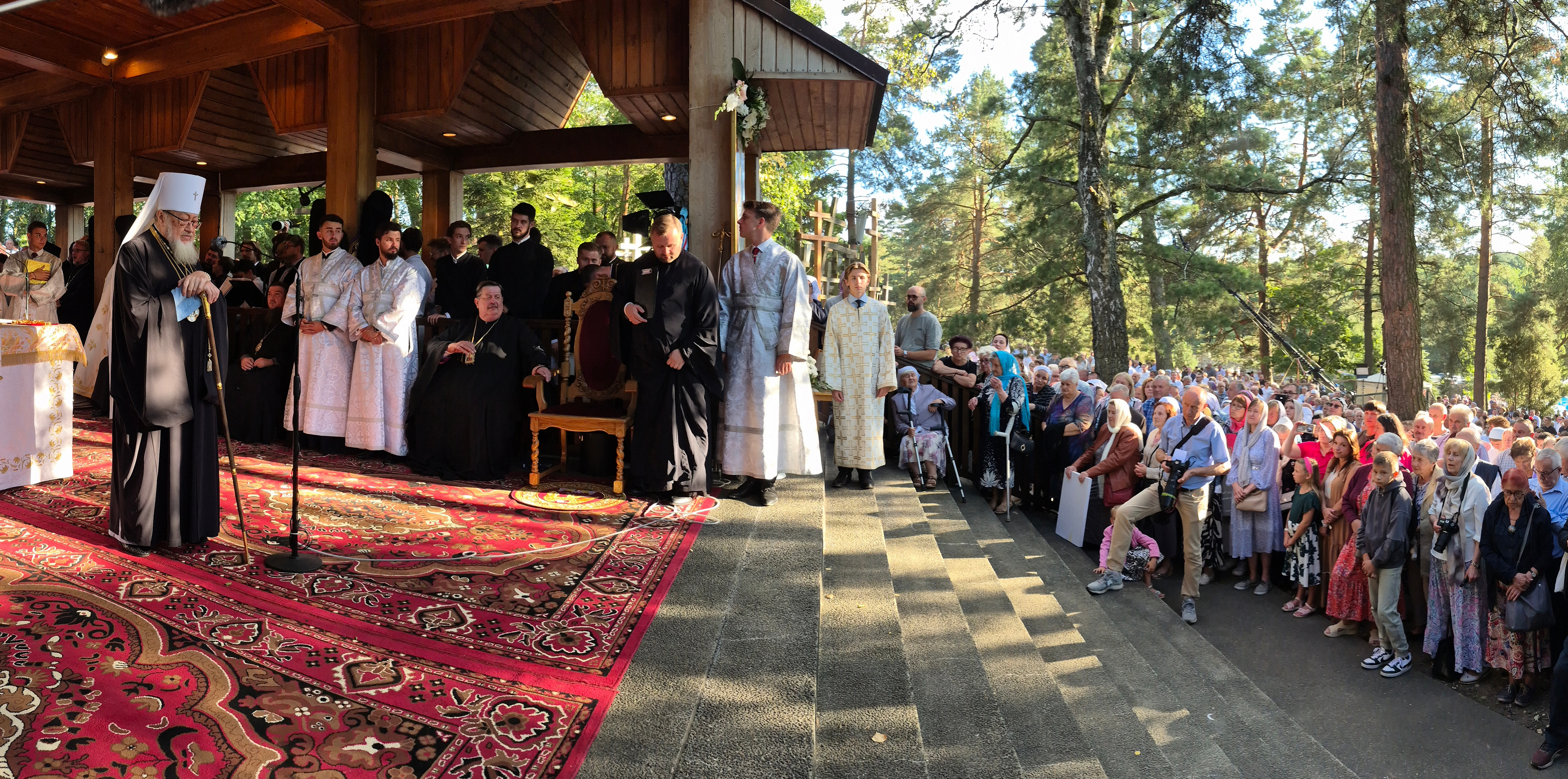 The All-Night Vigil of Transfiguration feast on Holy Mountain of Grabarka, 2025