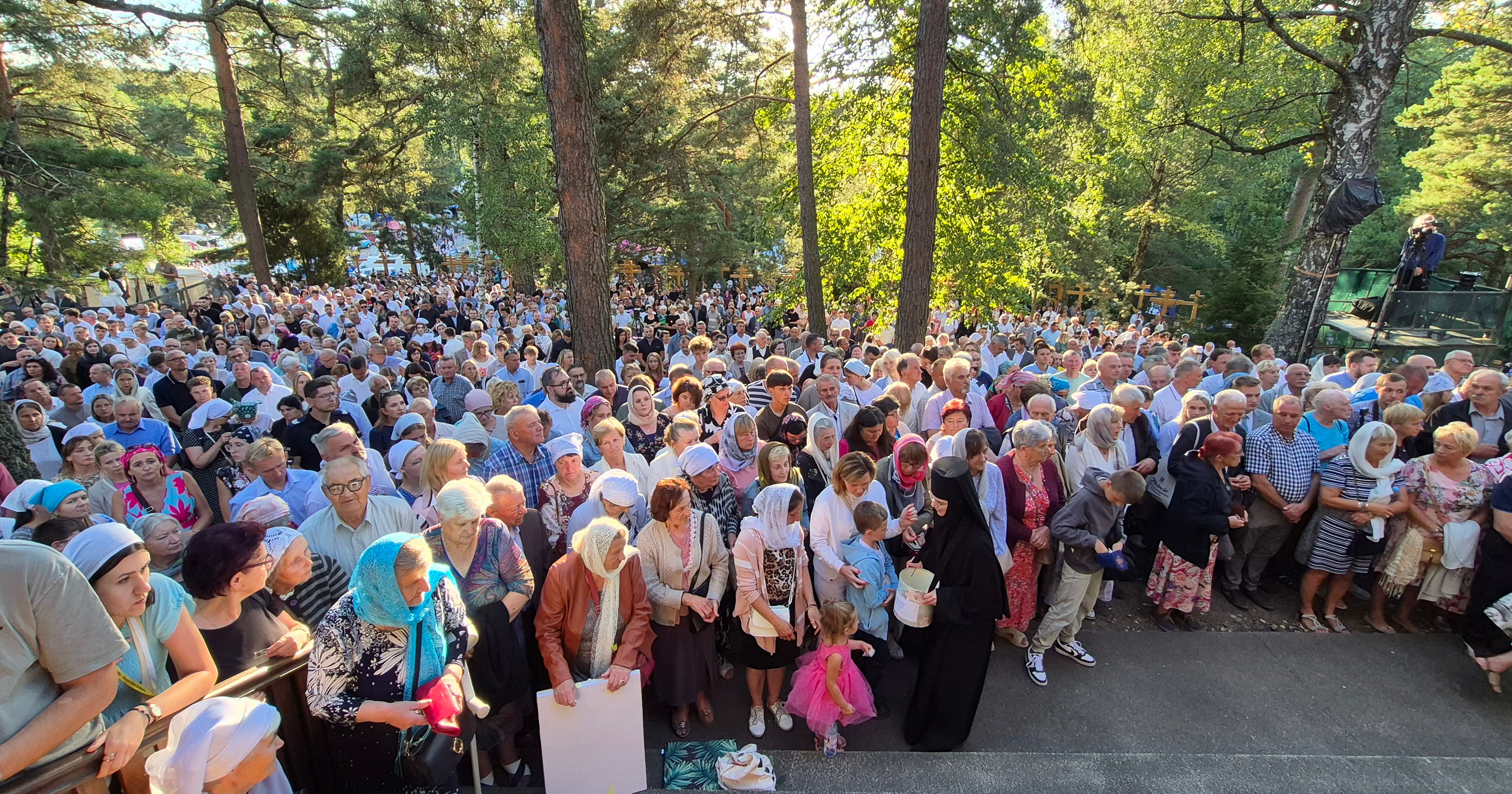 The All-Night Vigil of Transfiguration feast on Holy Mountain of Grabarka, 2025