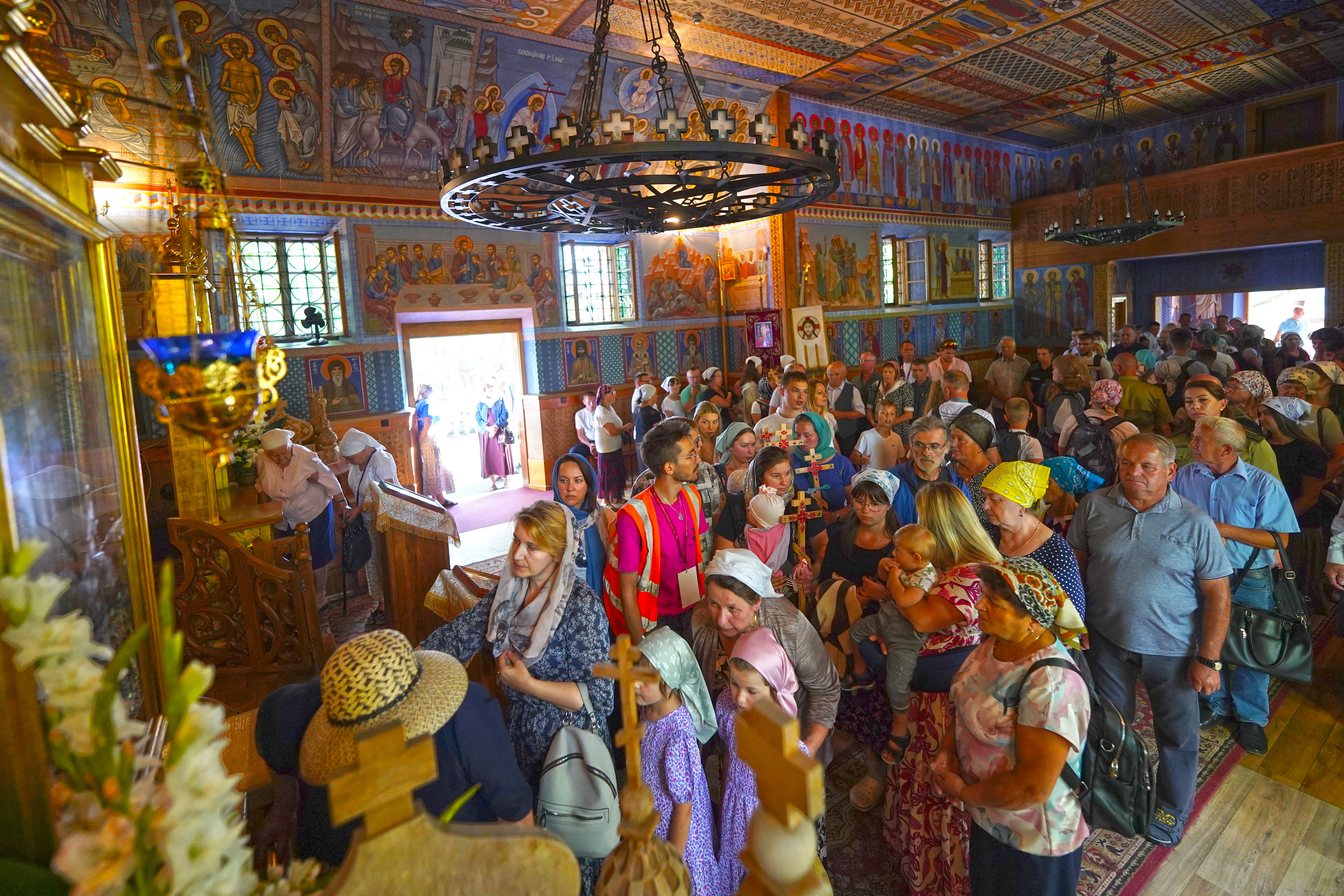 Coming of 40th pilgrimage from Białystok to the Holy Mount of Grabarka