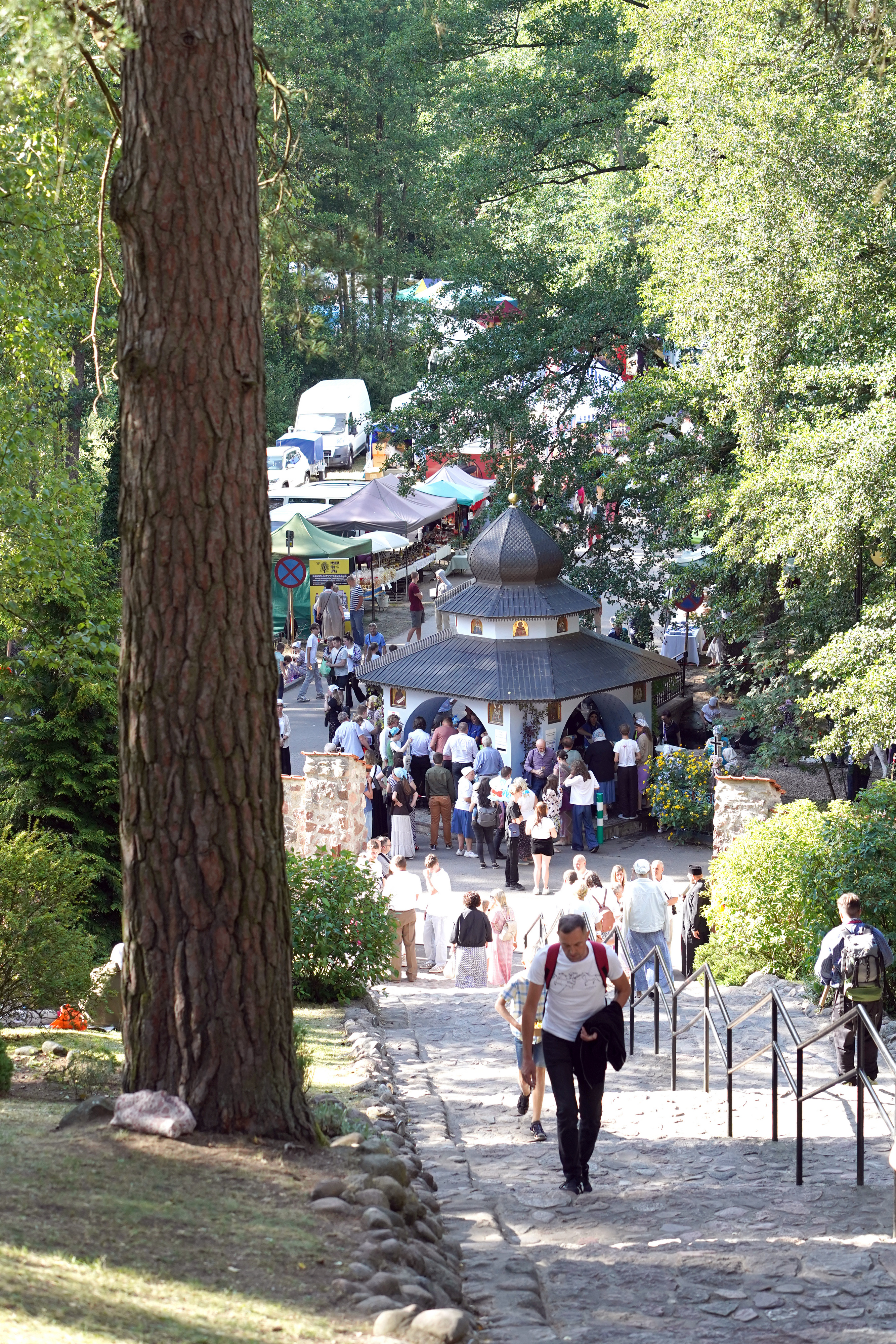 Coming of 40th pilgrimage from Białystok to the Holy Mount of Grabarka
