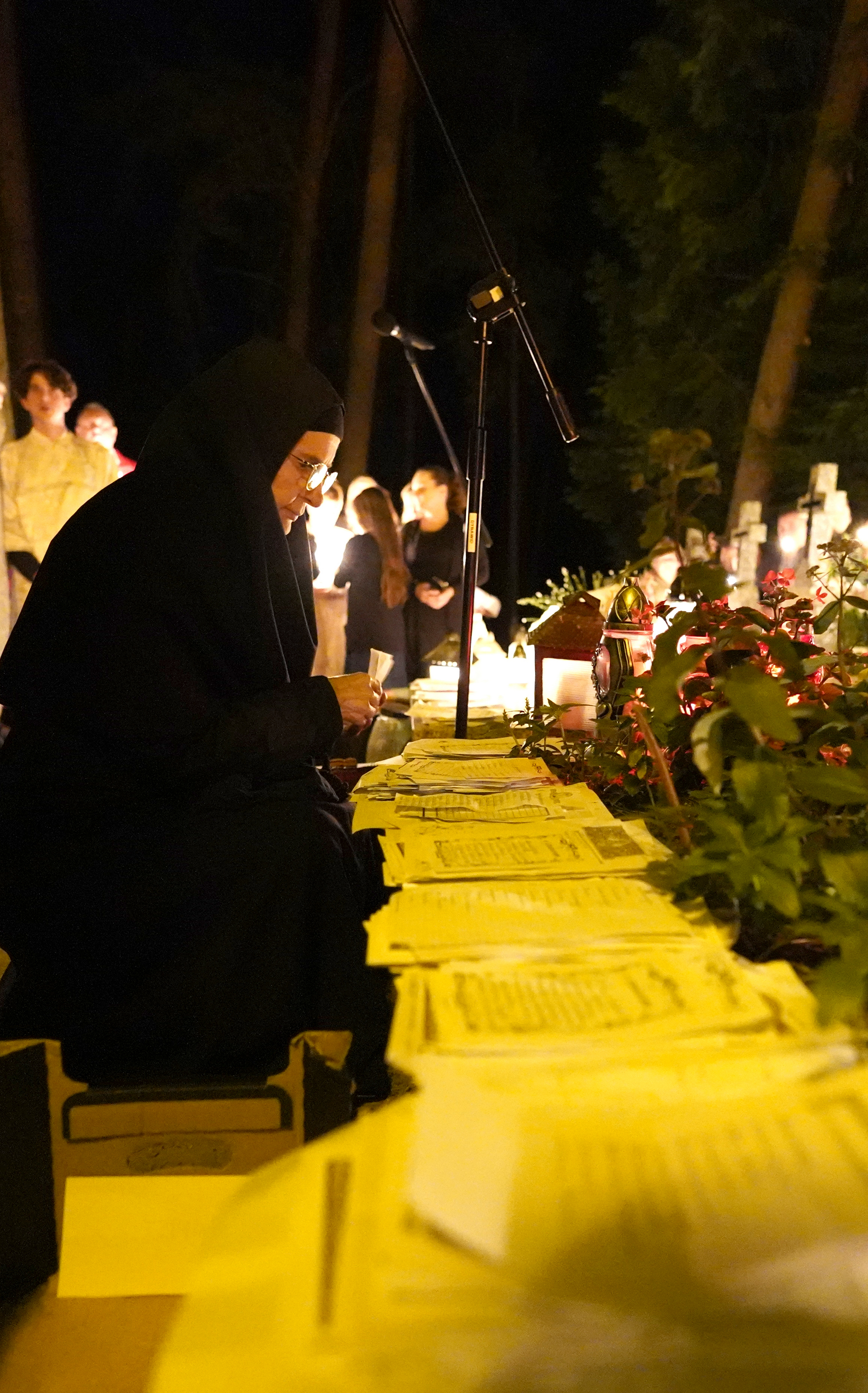 Night akathist for the dead on the Holy Mountain of Grabarka