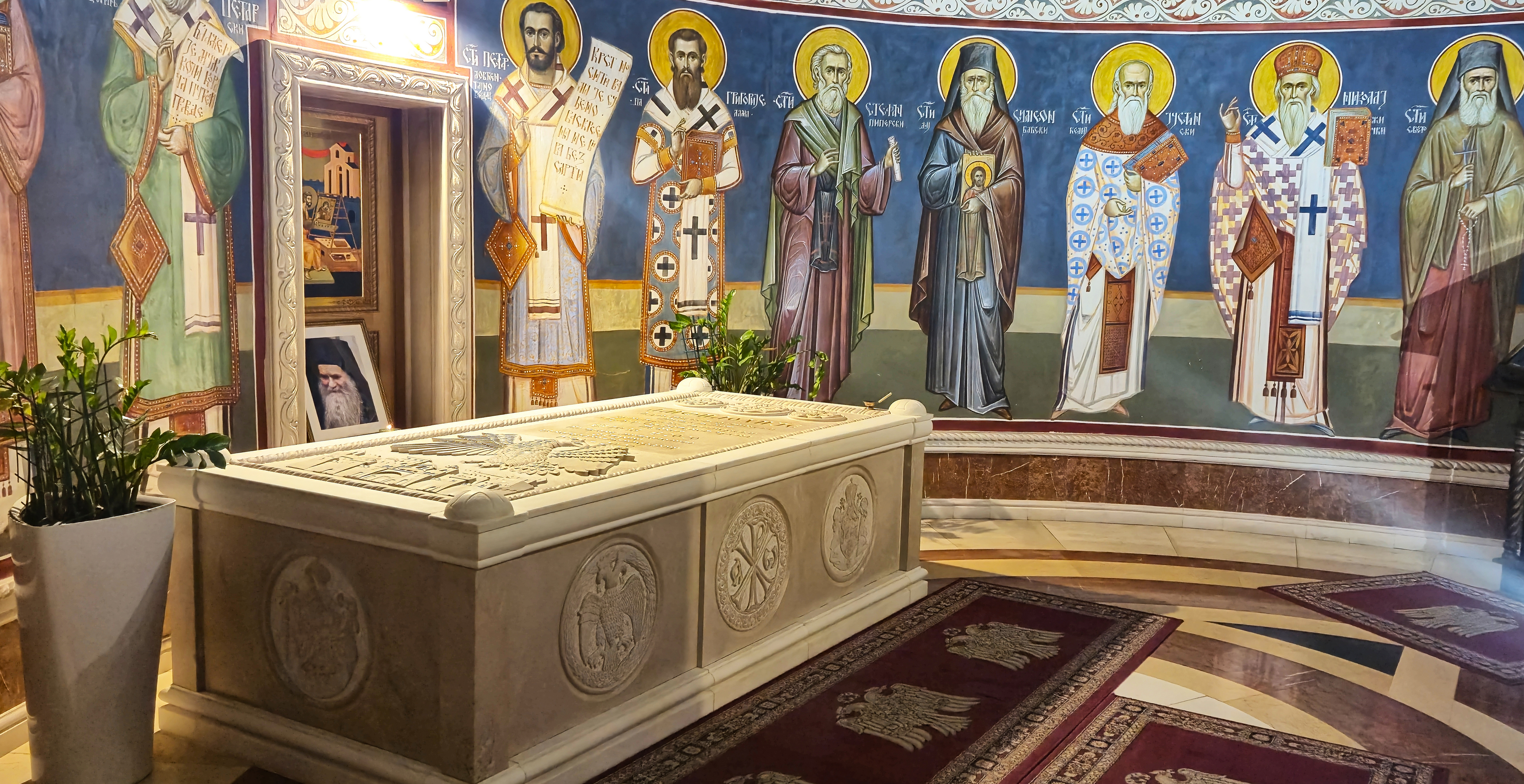 Metropolitan Amphilohije grave in Ressurection of Christ Orthodox Cathedral in Podgorica