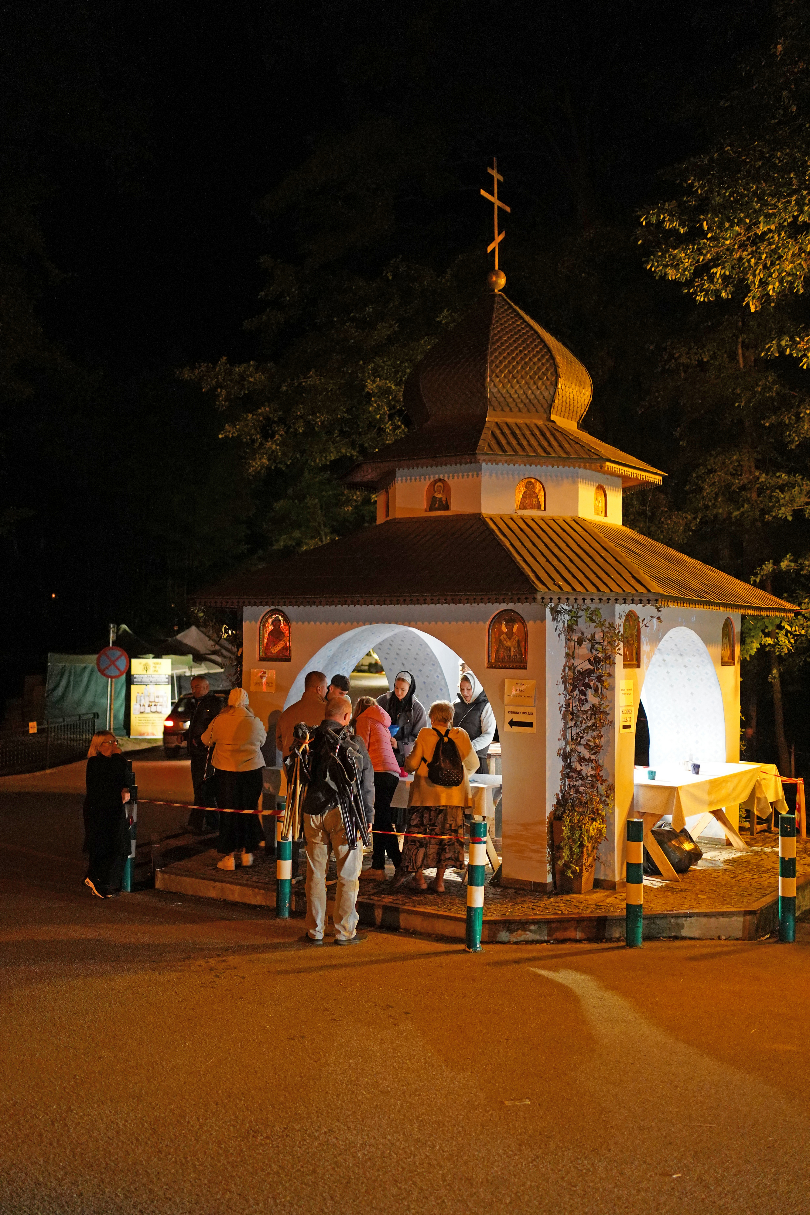 The Holy Mountain of Grabarka by night