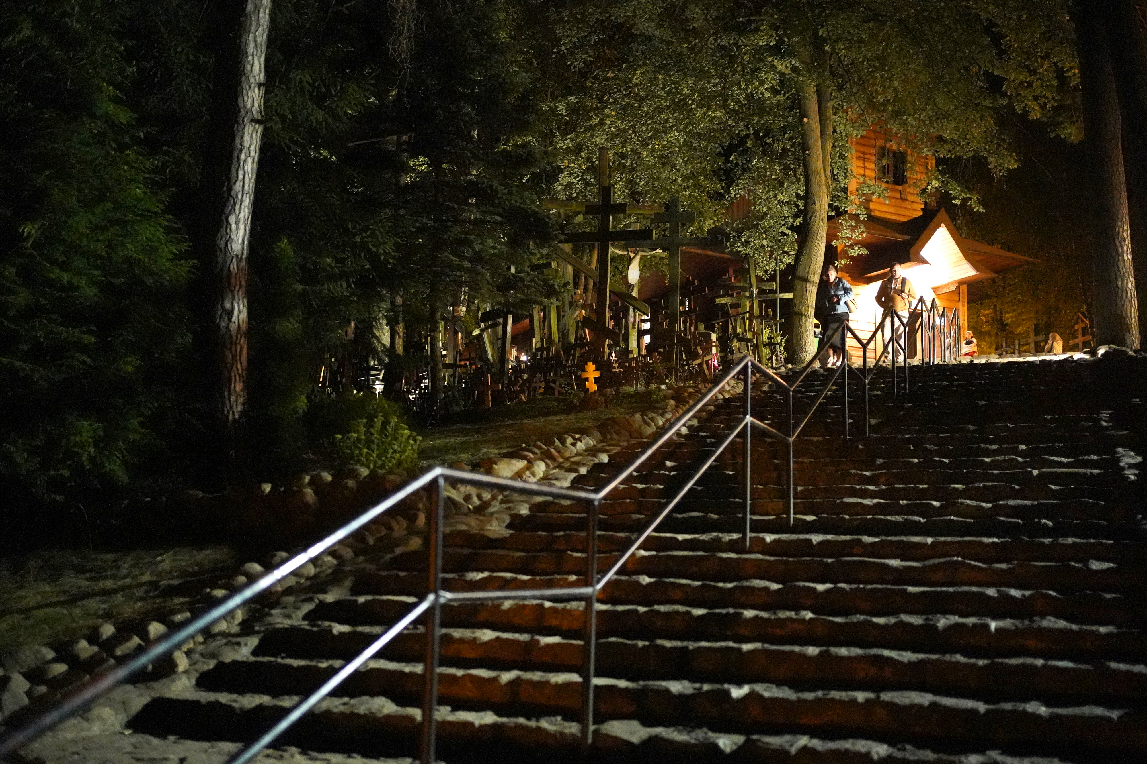 The Holy Mountain of Grabarka by night