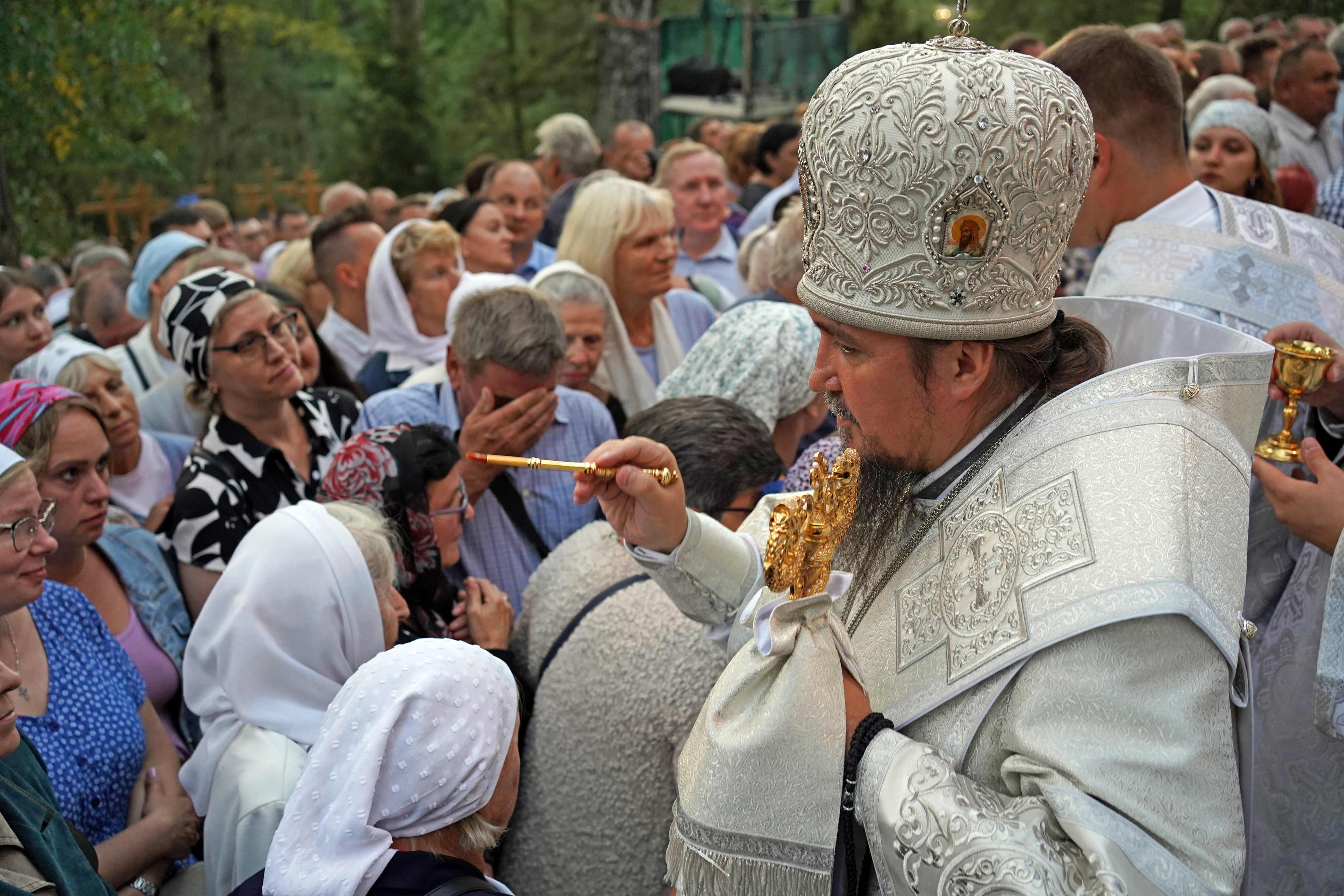 The All-Night Vigil of Transfiguration feast on Holy Mountain of Grabarka, 2025