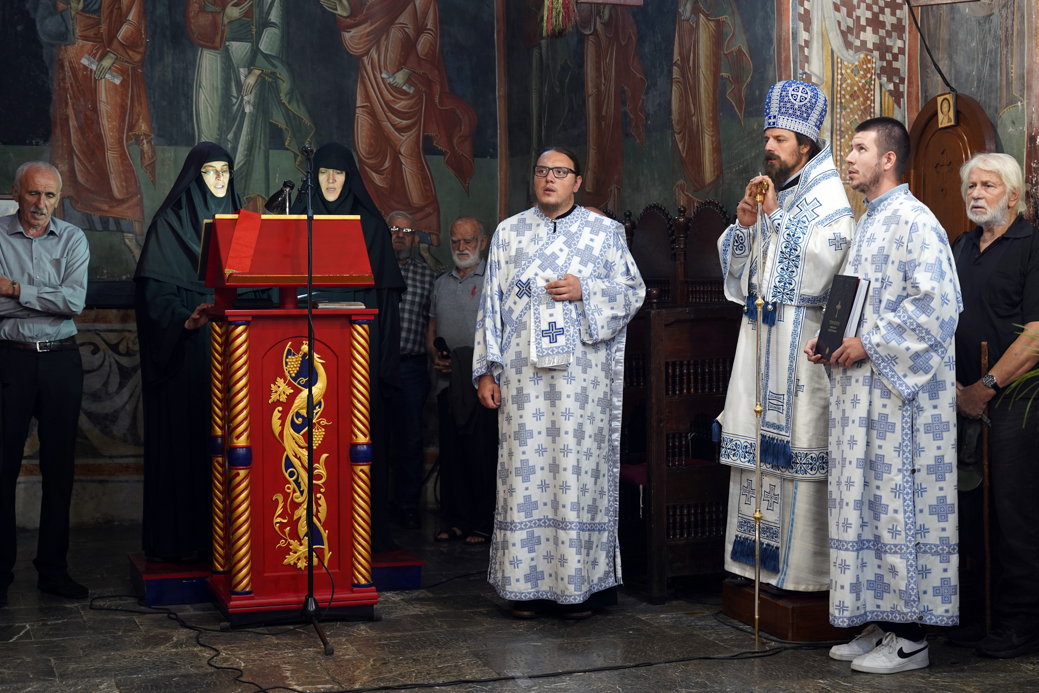 The Dormition feast in Morača Monastery