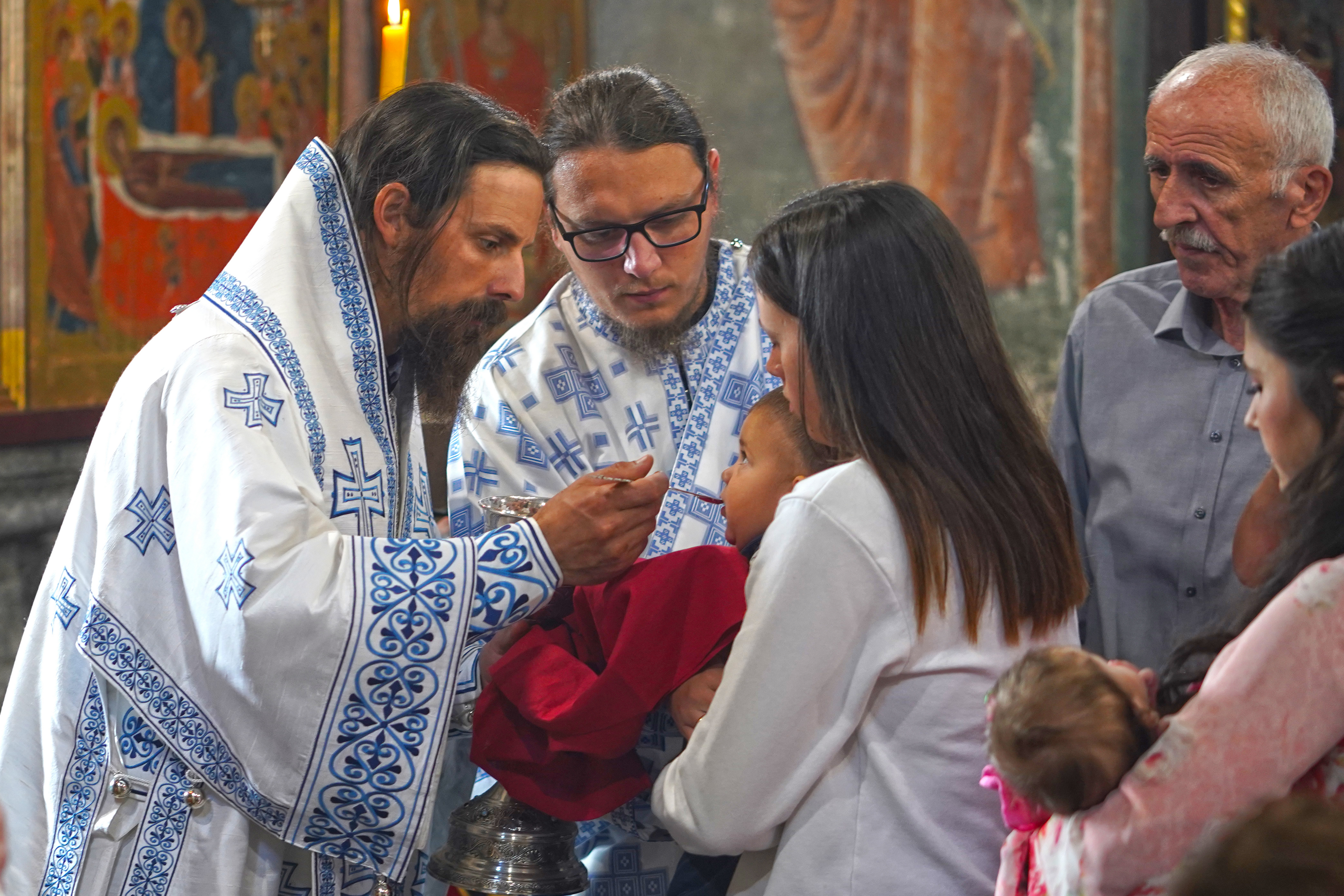 The Dormition feast in Morača Monastery