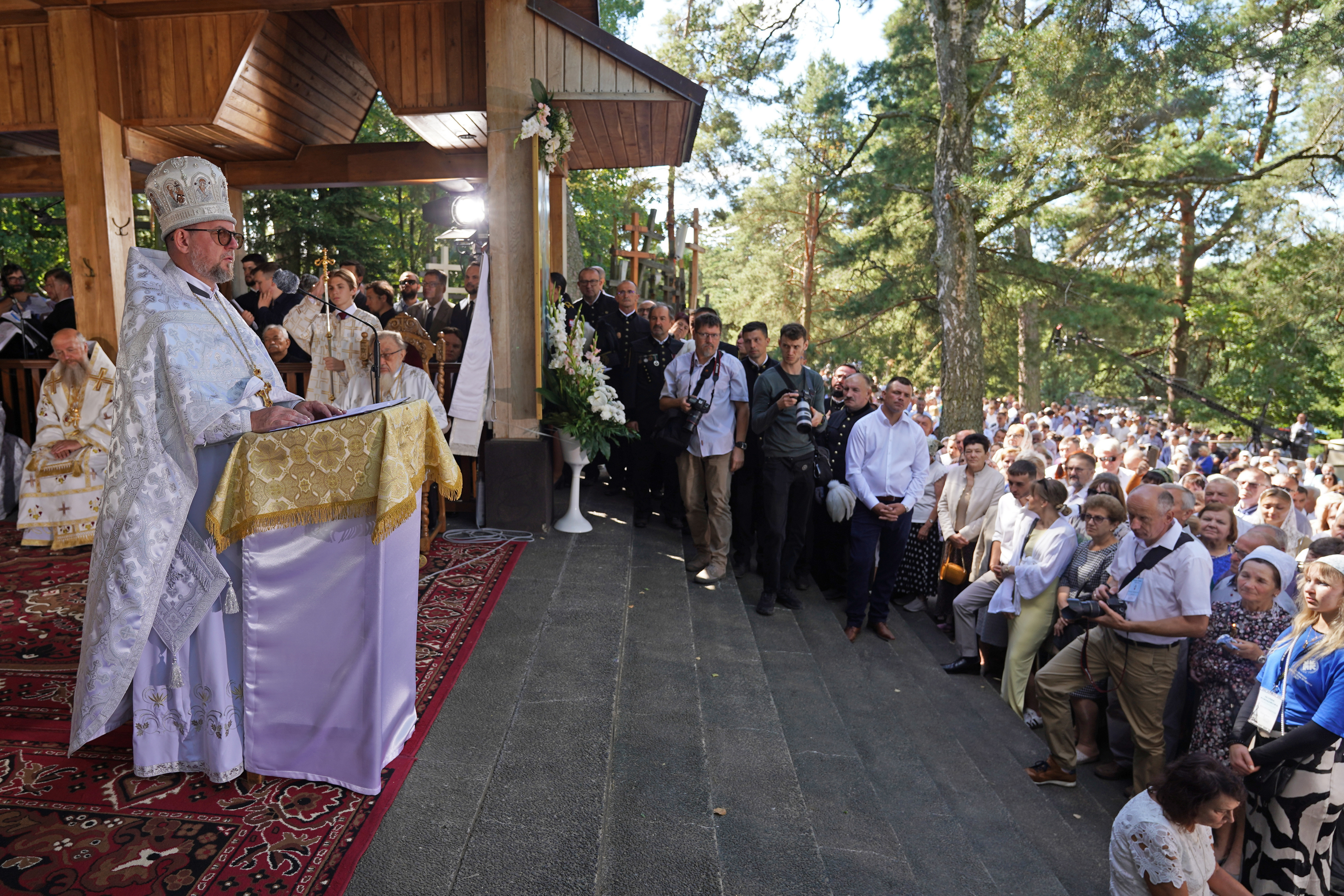 Divine Liturgy of Transfiguration feast on Grabarka, 2025