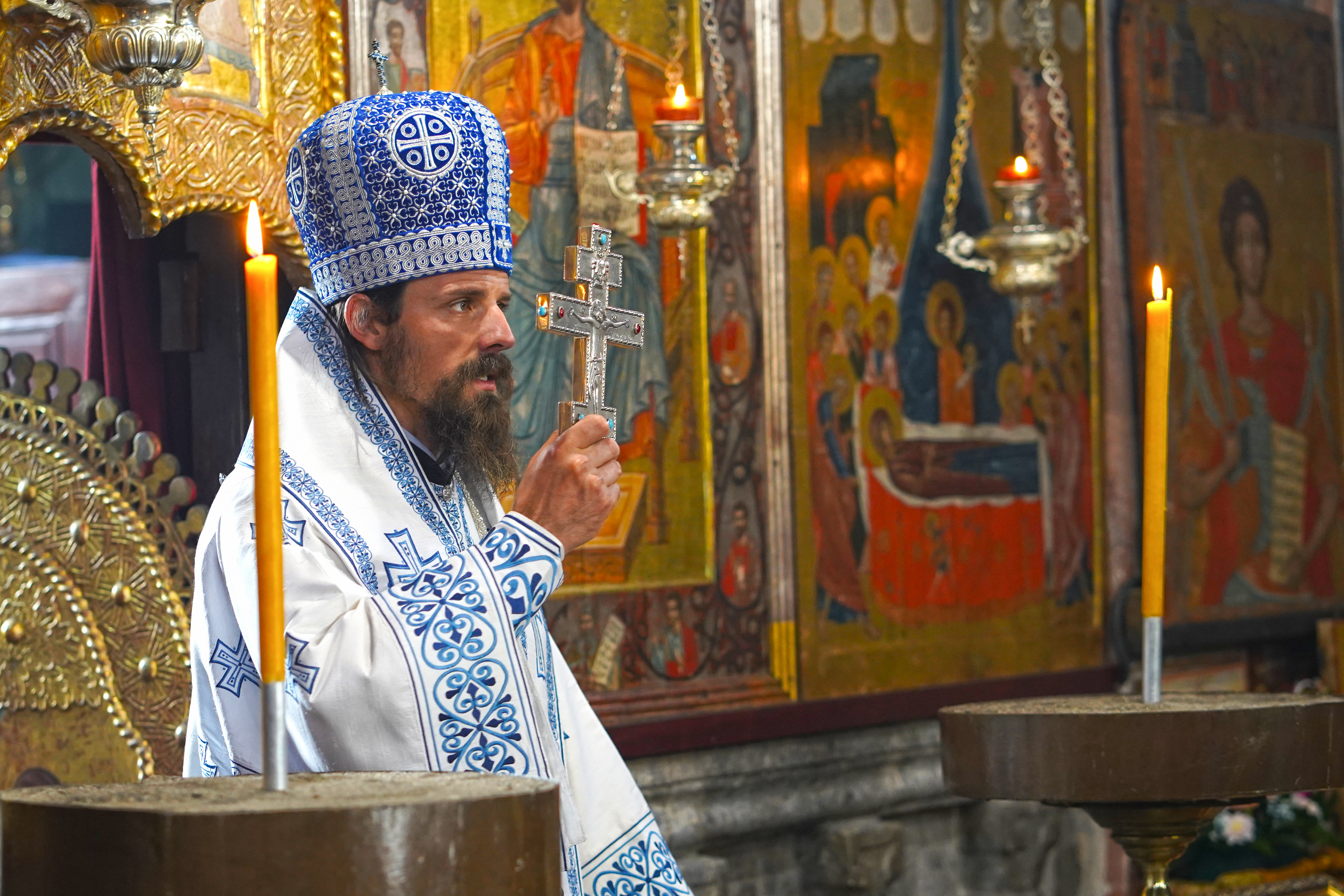 The Dormition feast in Morača Monastery